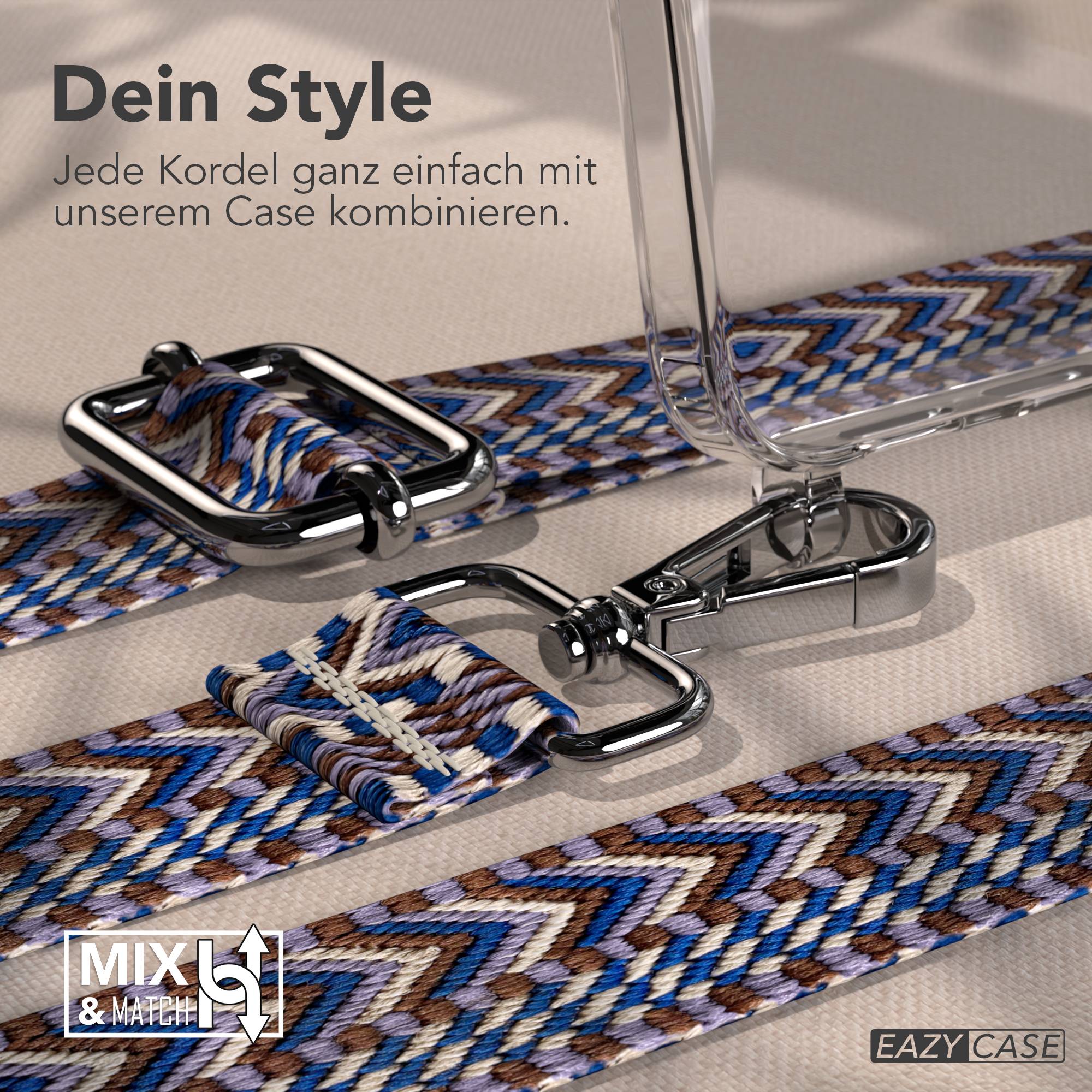 Samsung Galaxy S26 Handykette mit verstellbarem Boho Band Umhängegurt