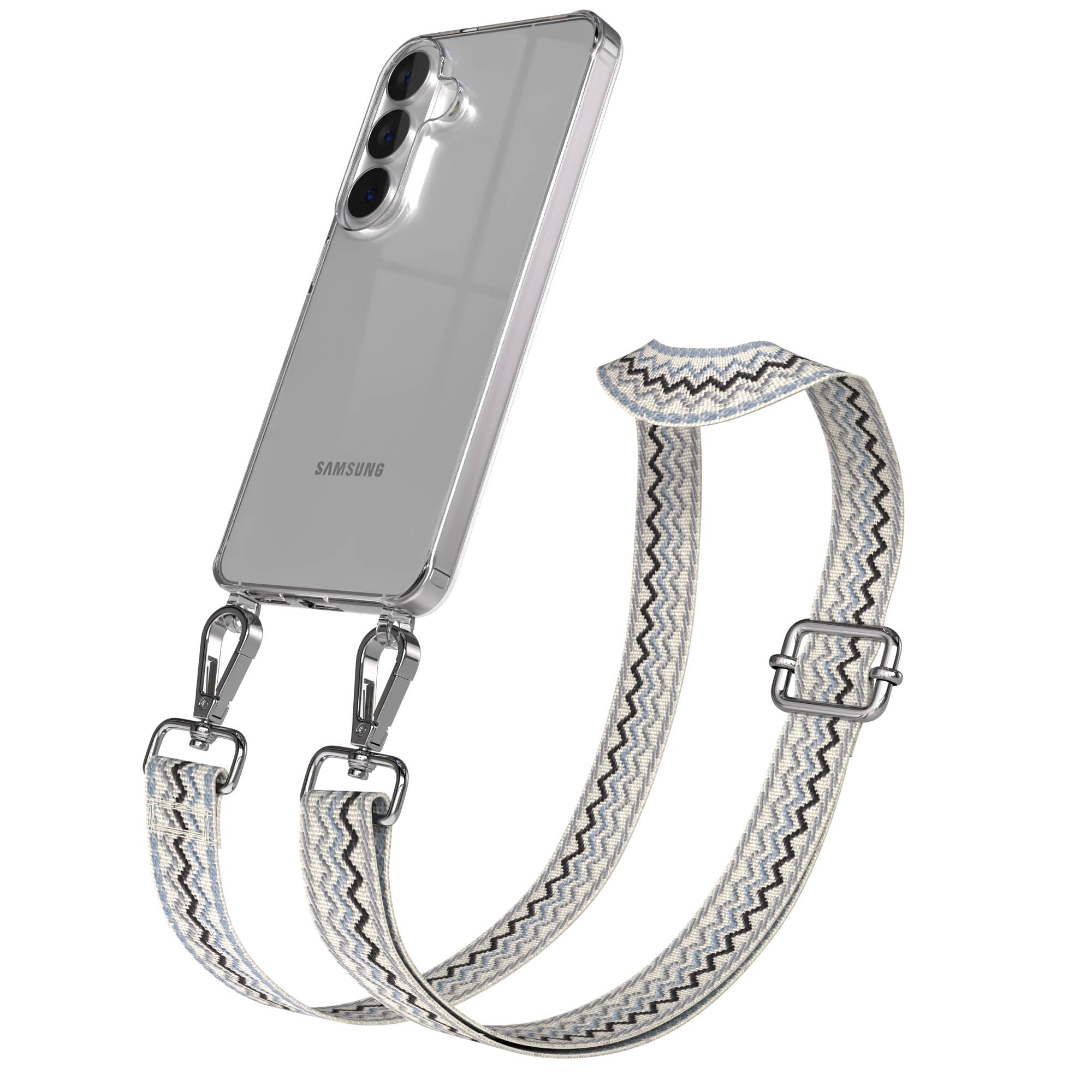 Samsung Galaxy S26 Handykette mit verstellbarem Boho Band Umhängegurt