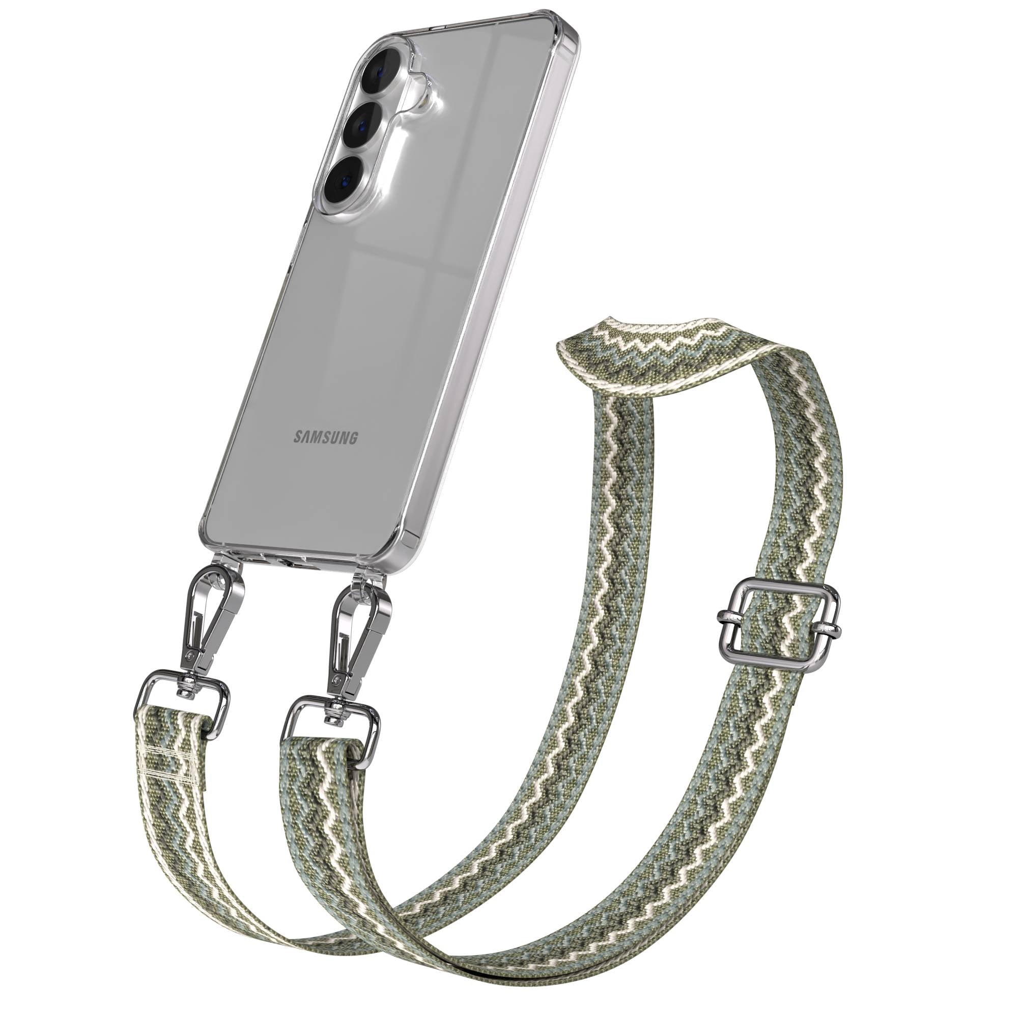 Samsung Galaxy S26 Handykette mit verstellbarem Boho Band Umhängegurt