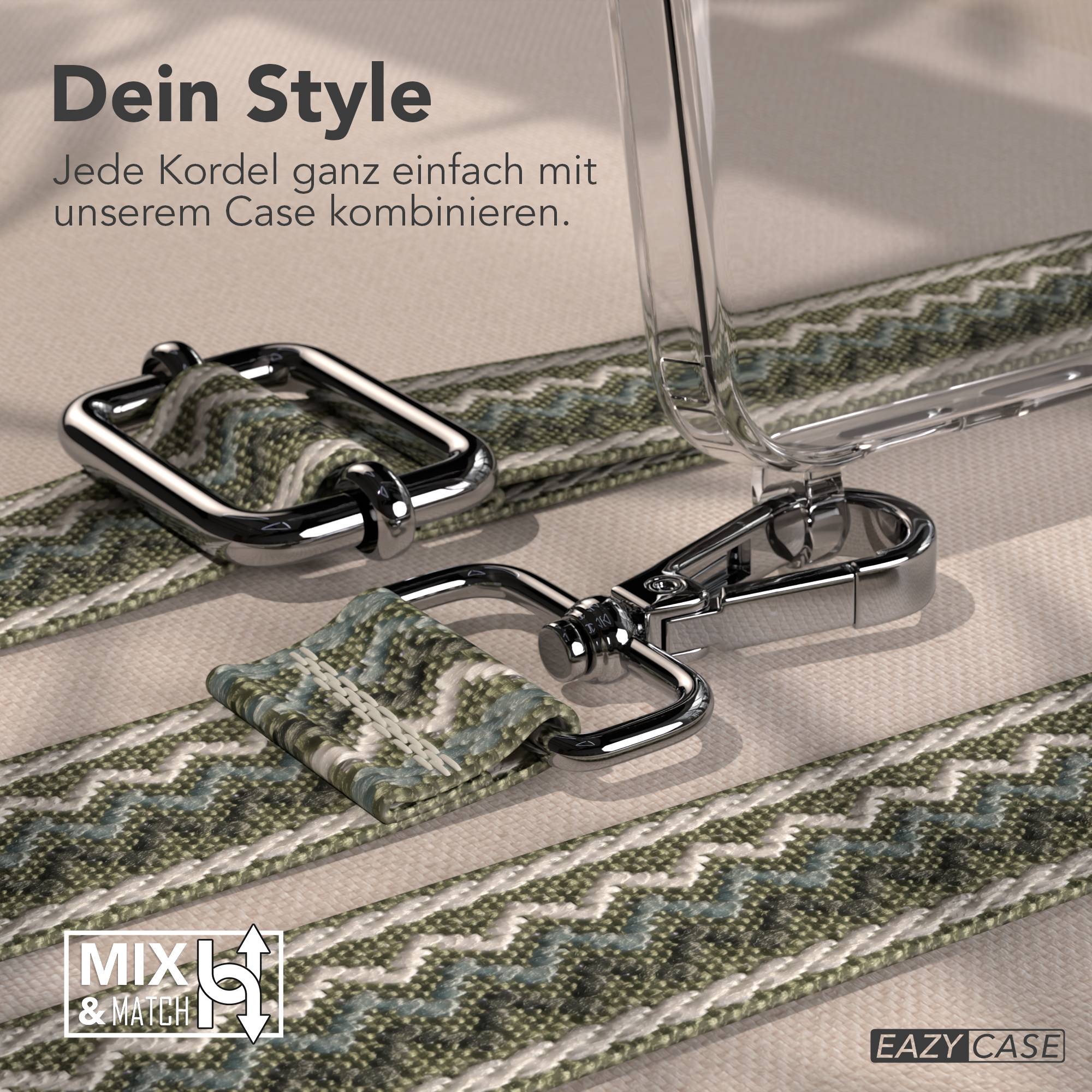 Samsung Galaxy S26 Handykette mit verstellbarem Boho Band Umhängegurt