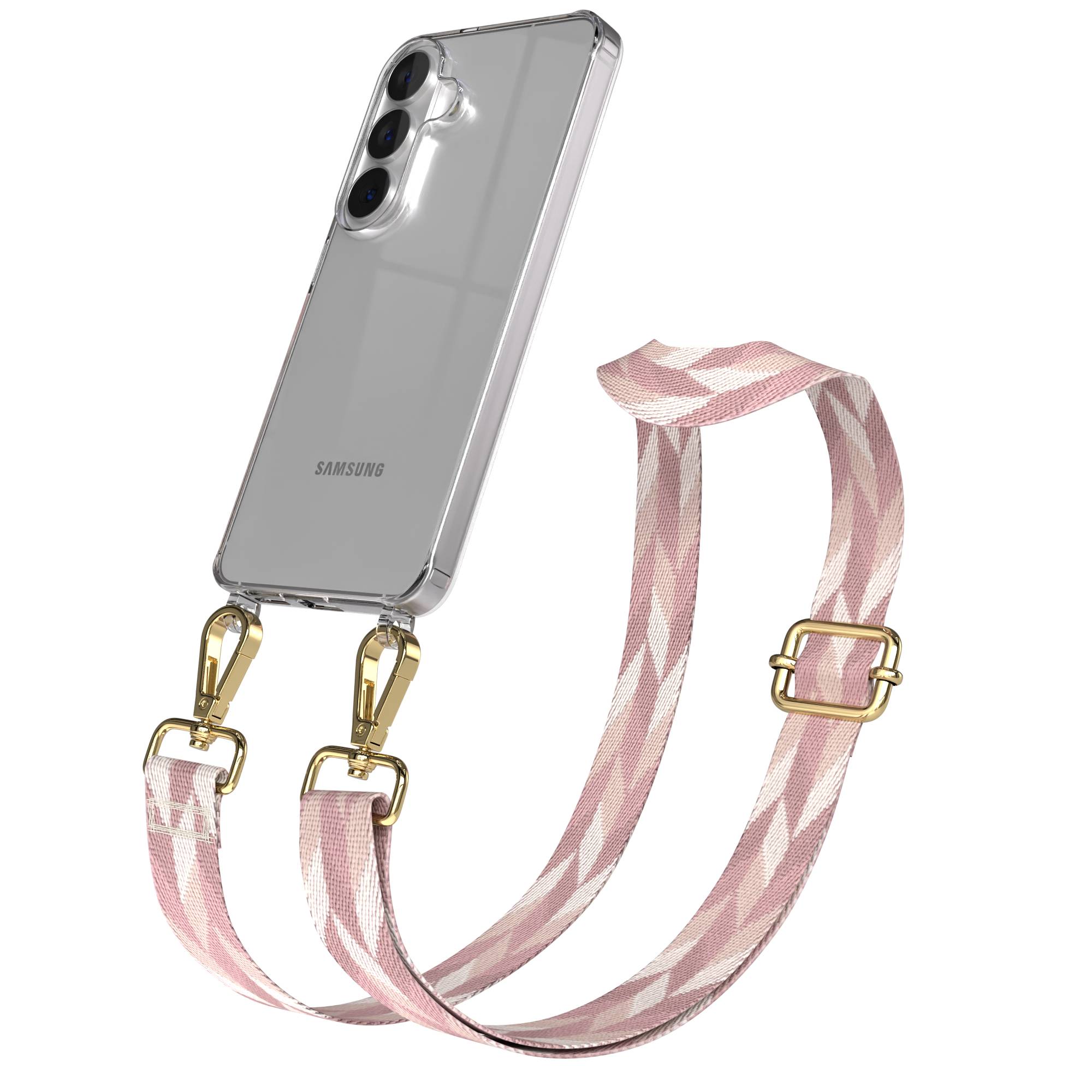 Samsung Galaxy S26 Handykette mit verstellbarem Boho Band Umhängeband