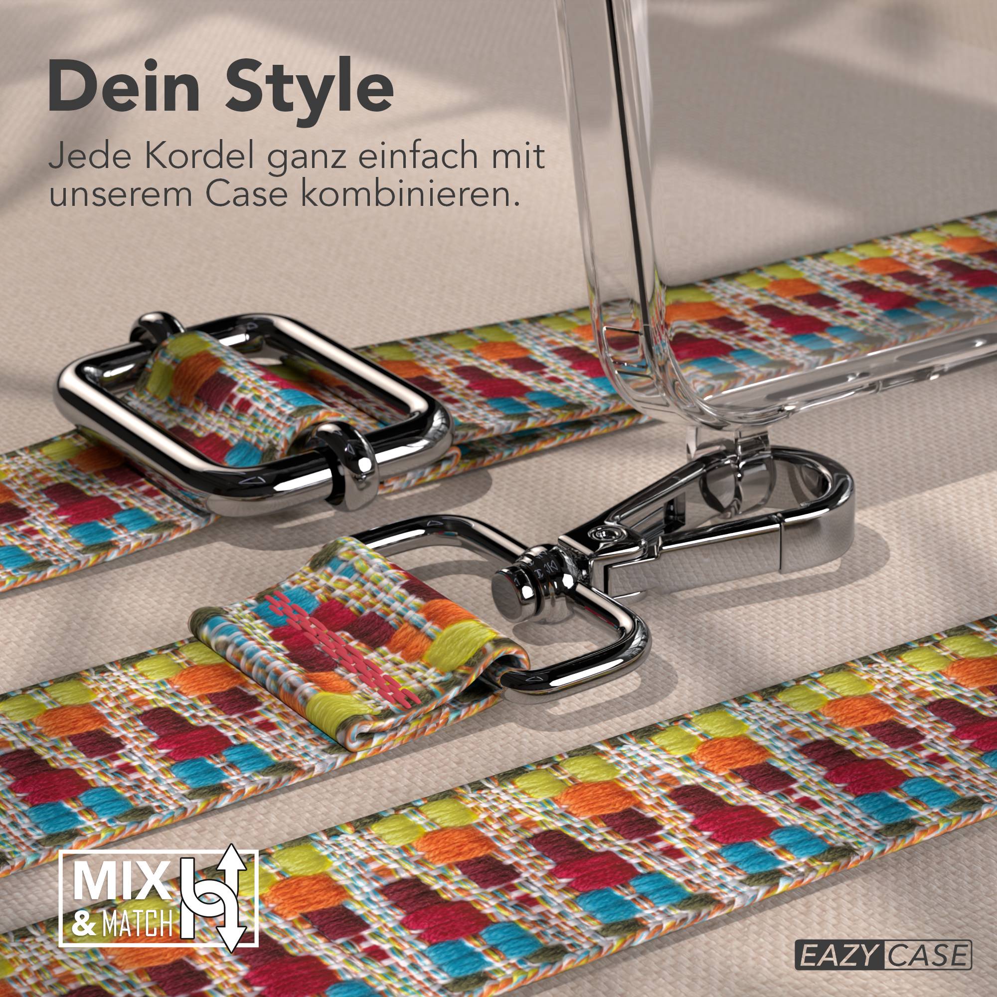 Samsung Galaxy S26 Handykette mit verstellbarem Boho Band Umhängegurt
