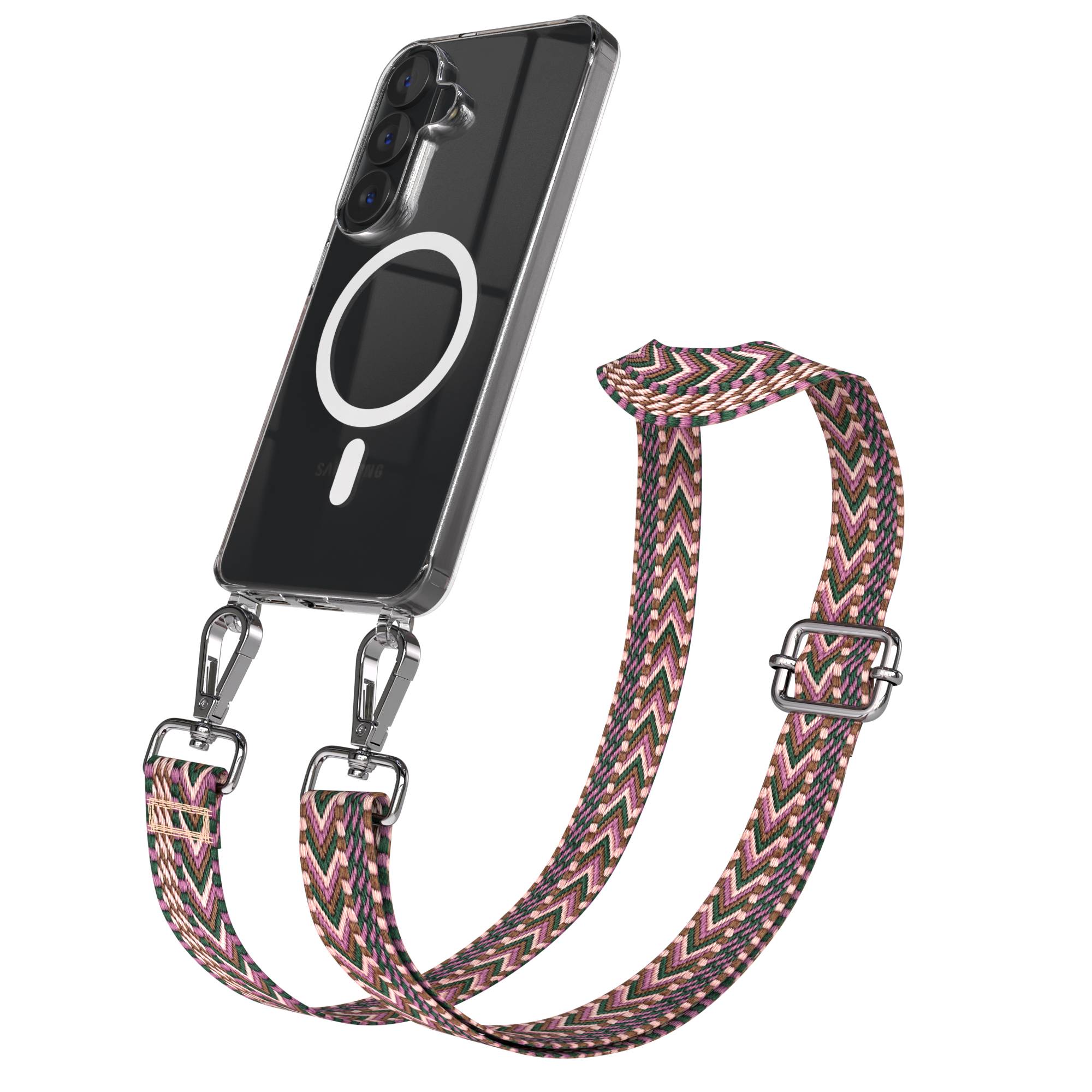 Samsung Galaxy S26 Handykette MagSafe mit Boho Band verstellbar