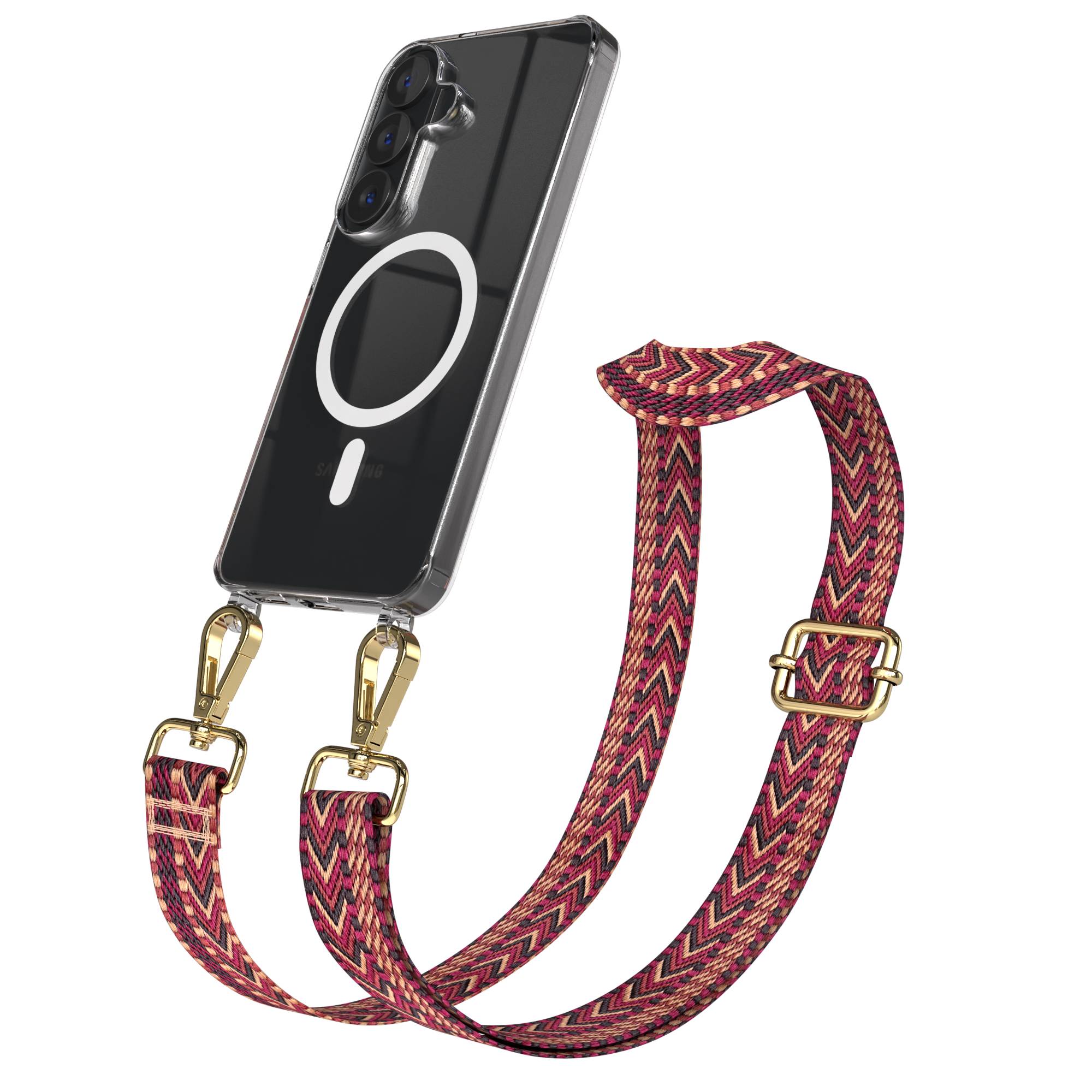 Samsung Galaxy S26 Handykette MagSafe mit Boho Band verstellbar