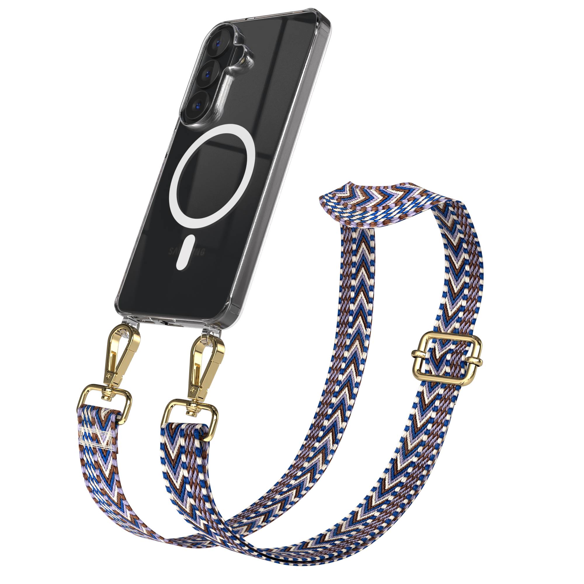 Samsung Galaxy S26 Handykette MagSafe mit Boho Band verstellbar