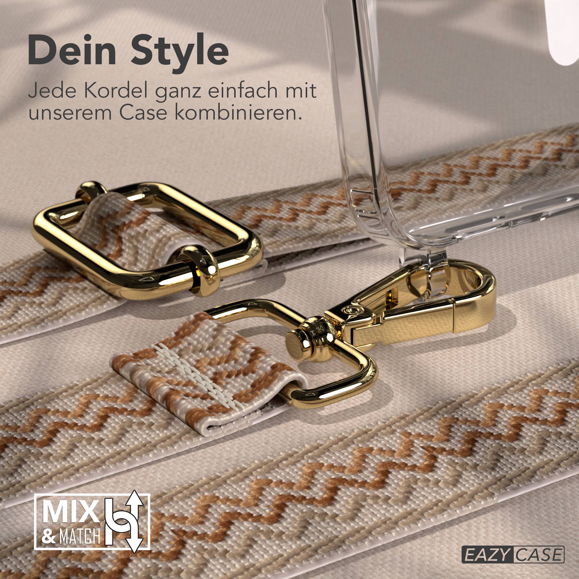 Samsung Galaxy S26 Handykette MagSafe mit Boho Band verstellbar