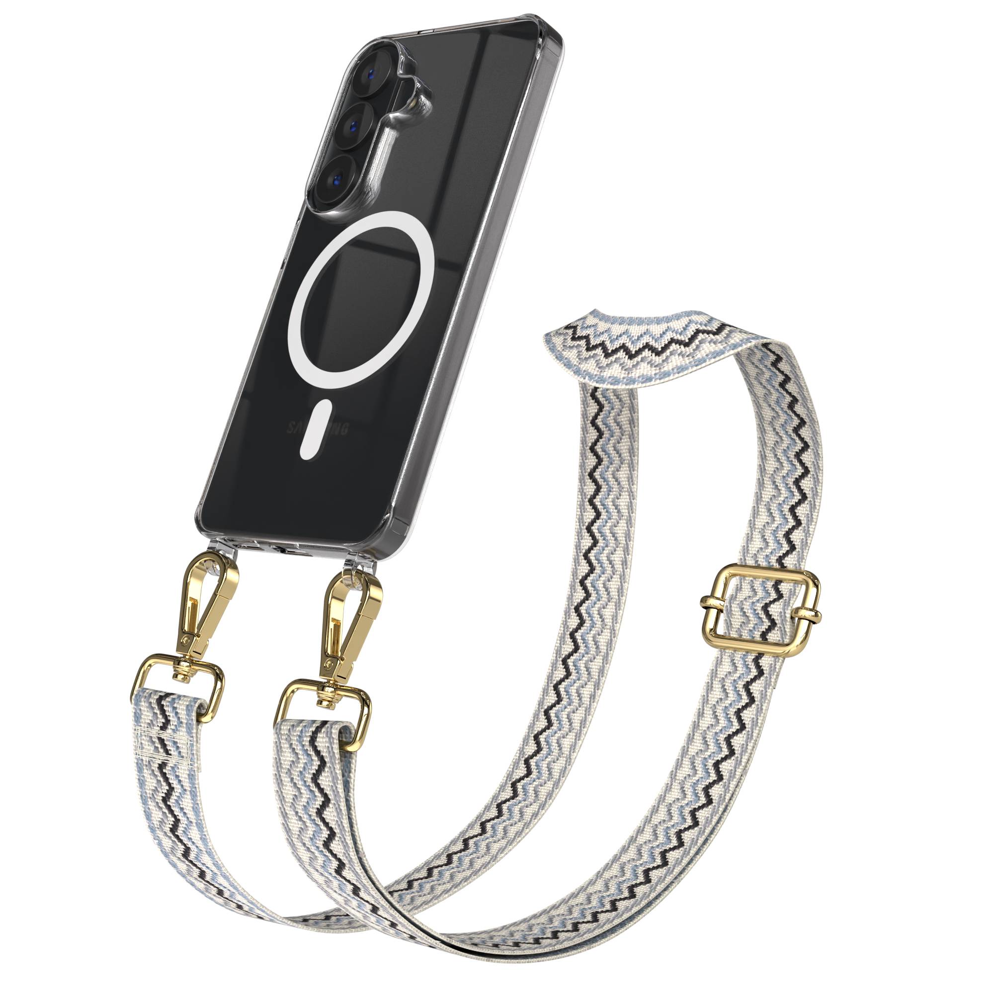 Samsung Galaxy S26 Handykette MagSafe mit Boho Band verstellbar