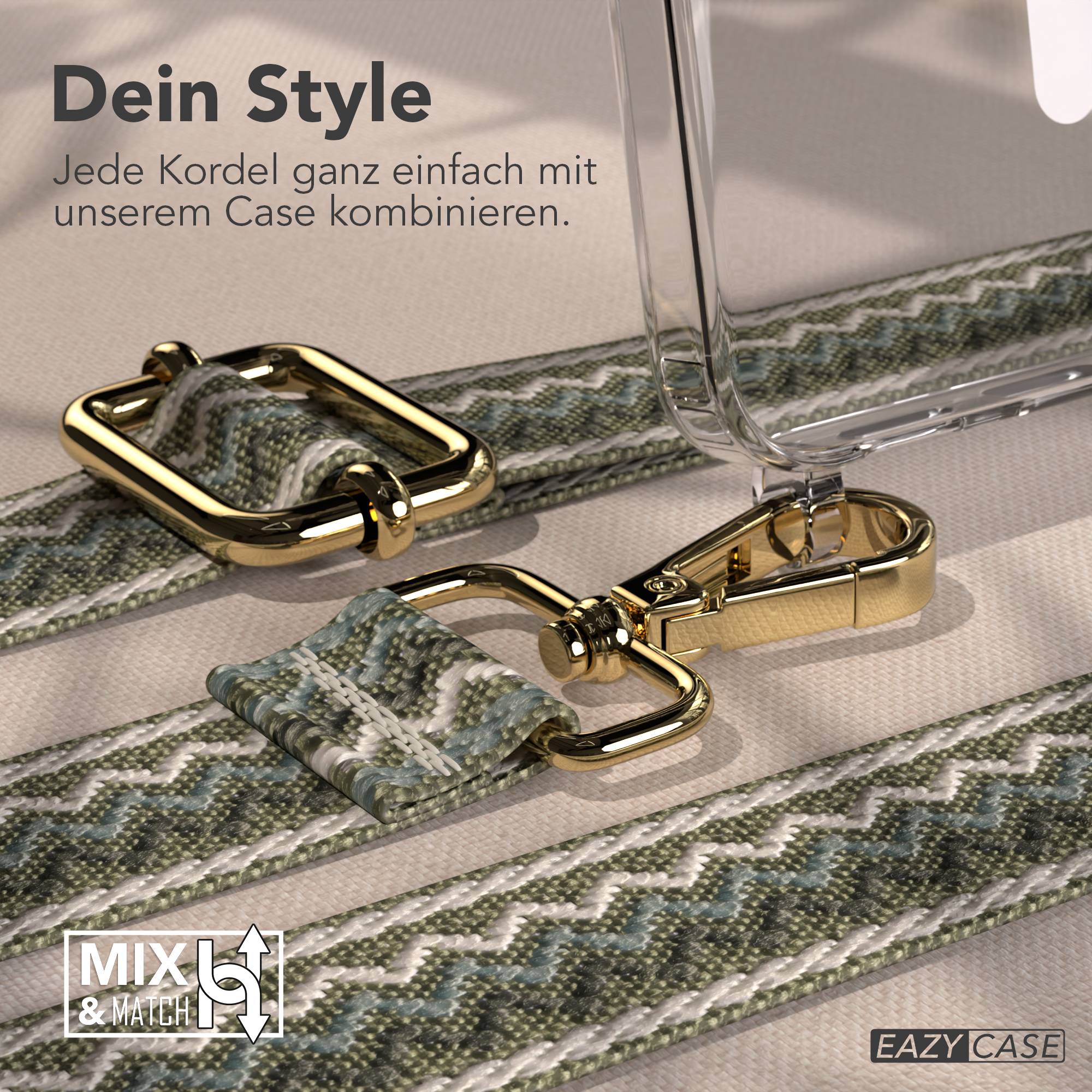 Samsung Galaxy S26 Handykette MagSafe mit Boho Band verstellbar