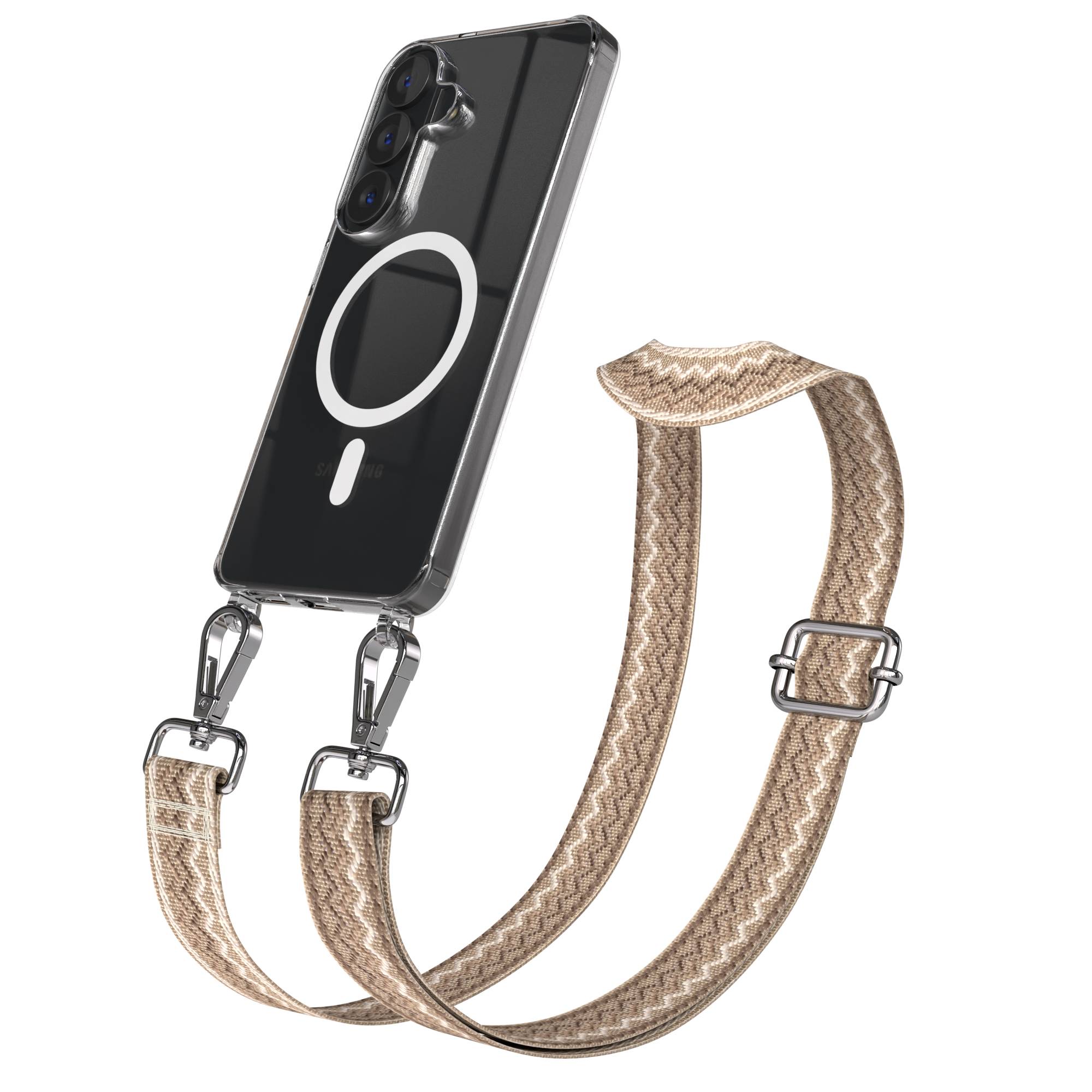 Samsung Galaxy S26 Handykette MagSafe mit Boho Band verstellbar
