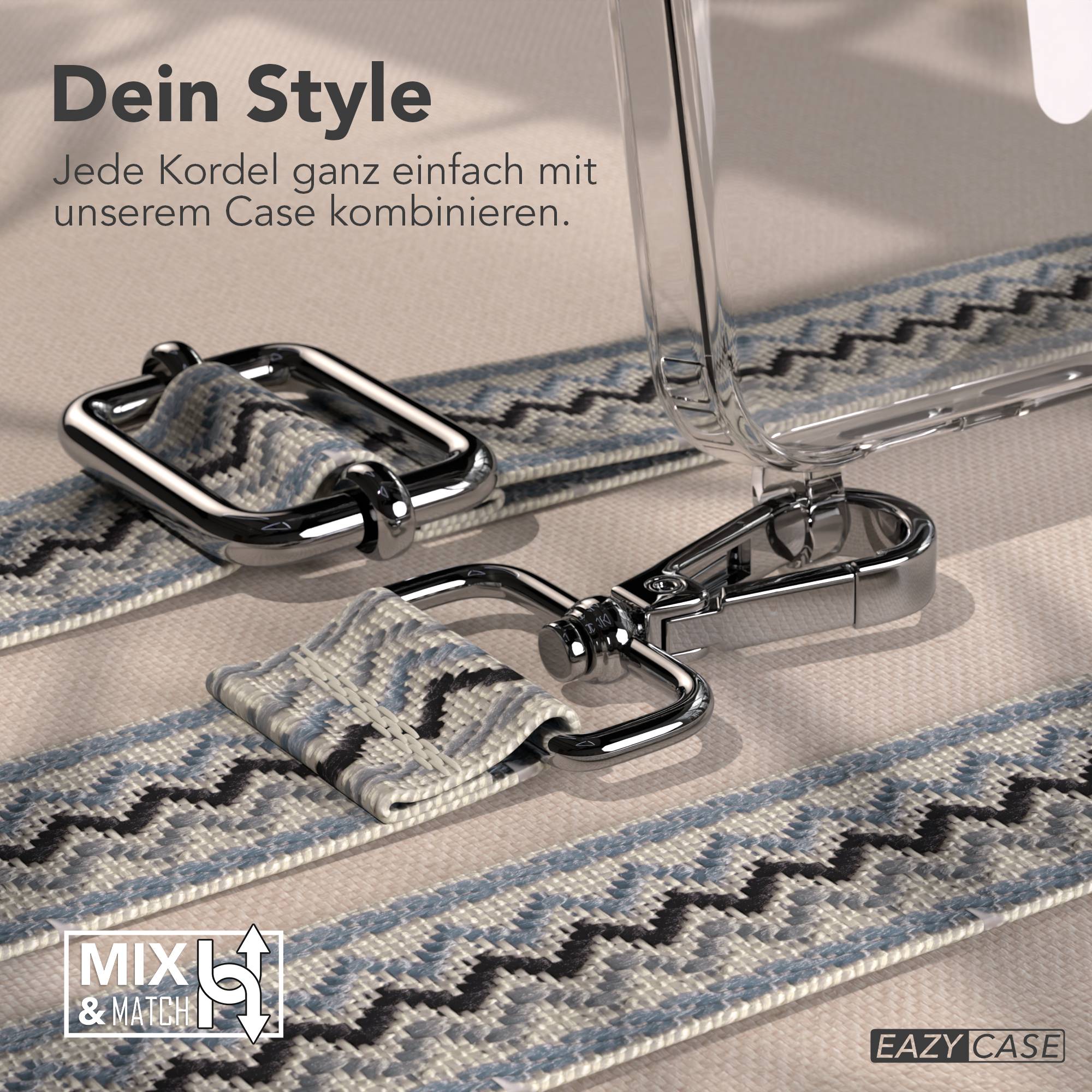 Samsung Galaxy S26 Handykette MagSafe mit Boho Band verstellbar