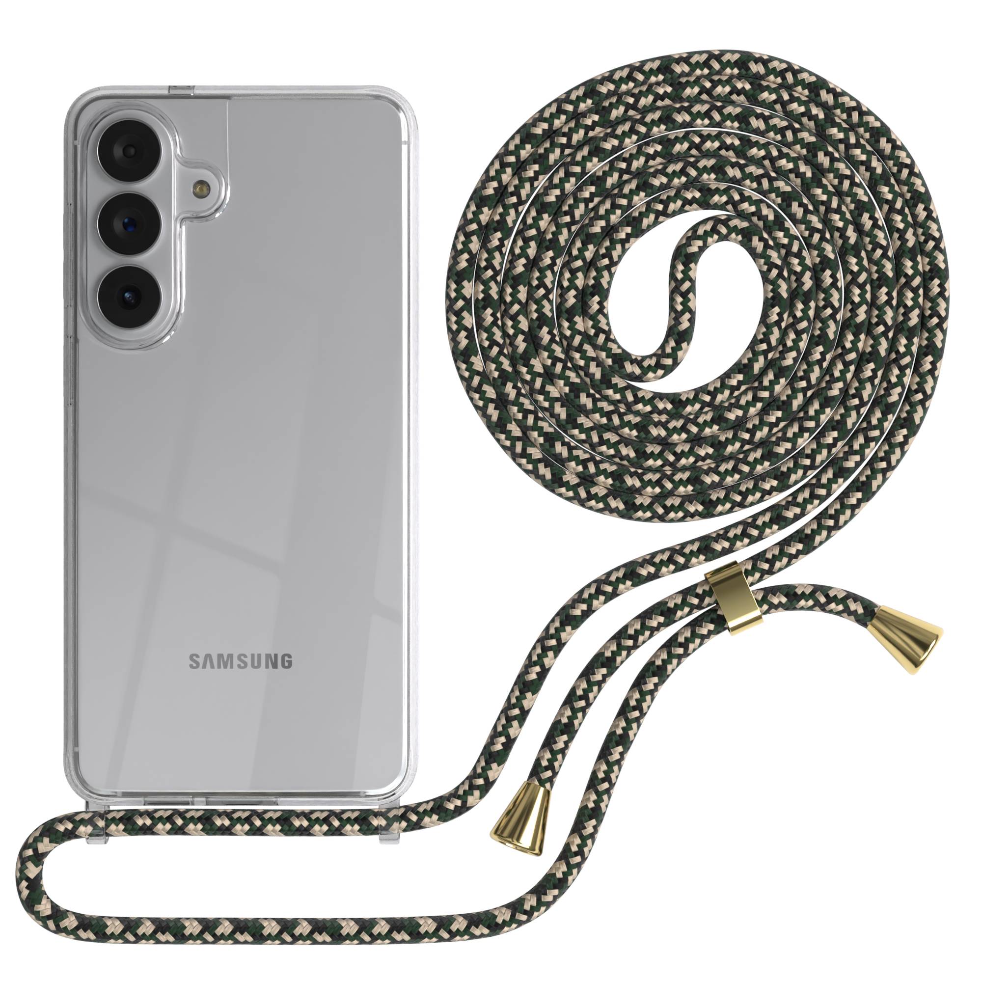 Samsung Galaxy S26 Plus transparente Handykette mit verstellbarer Kordel
