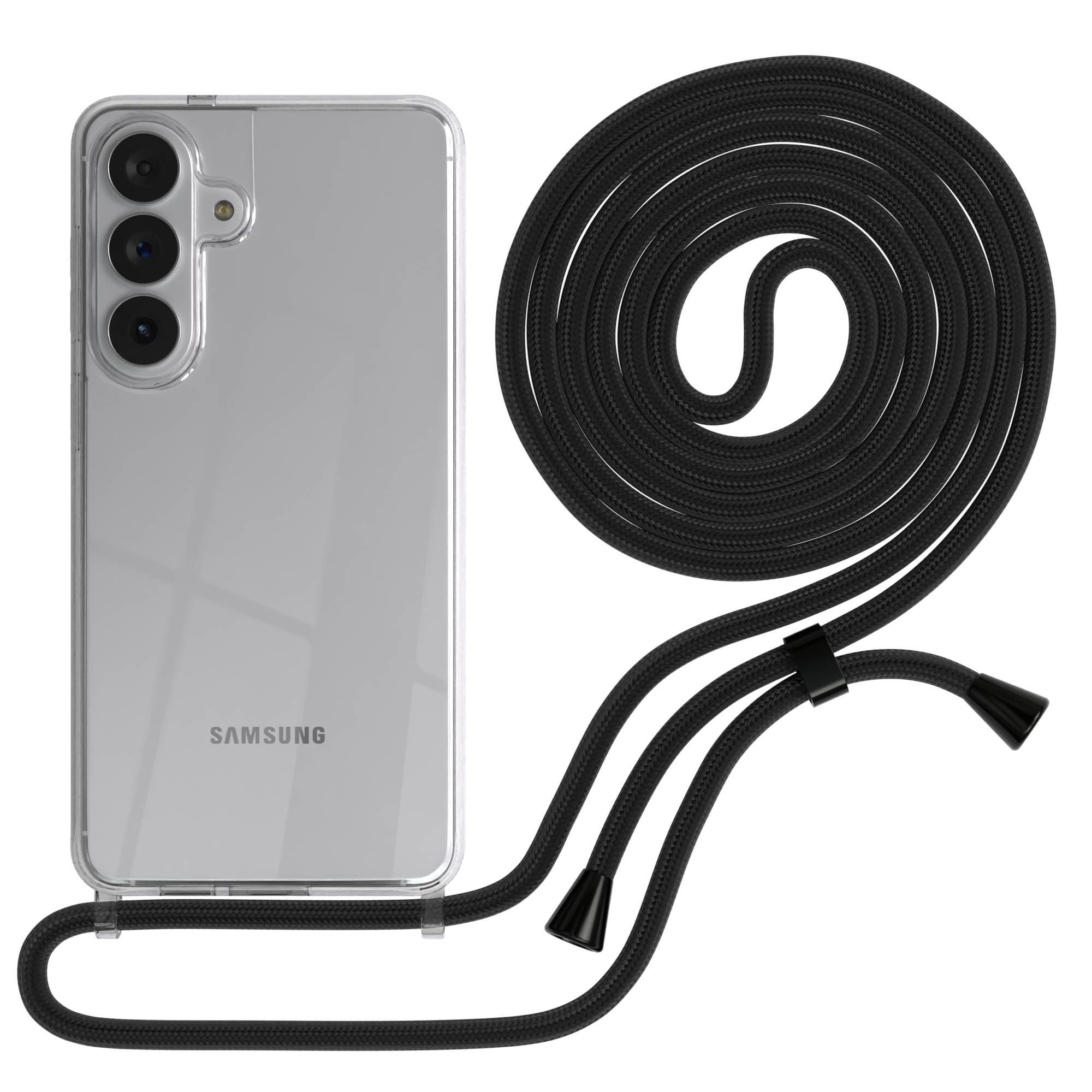 Galaxy S26 Plus transparente Hülle + Kordel