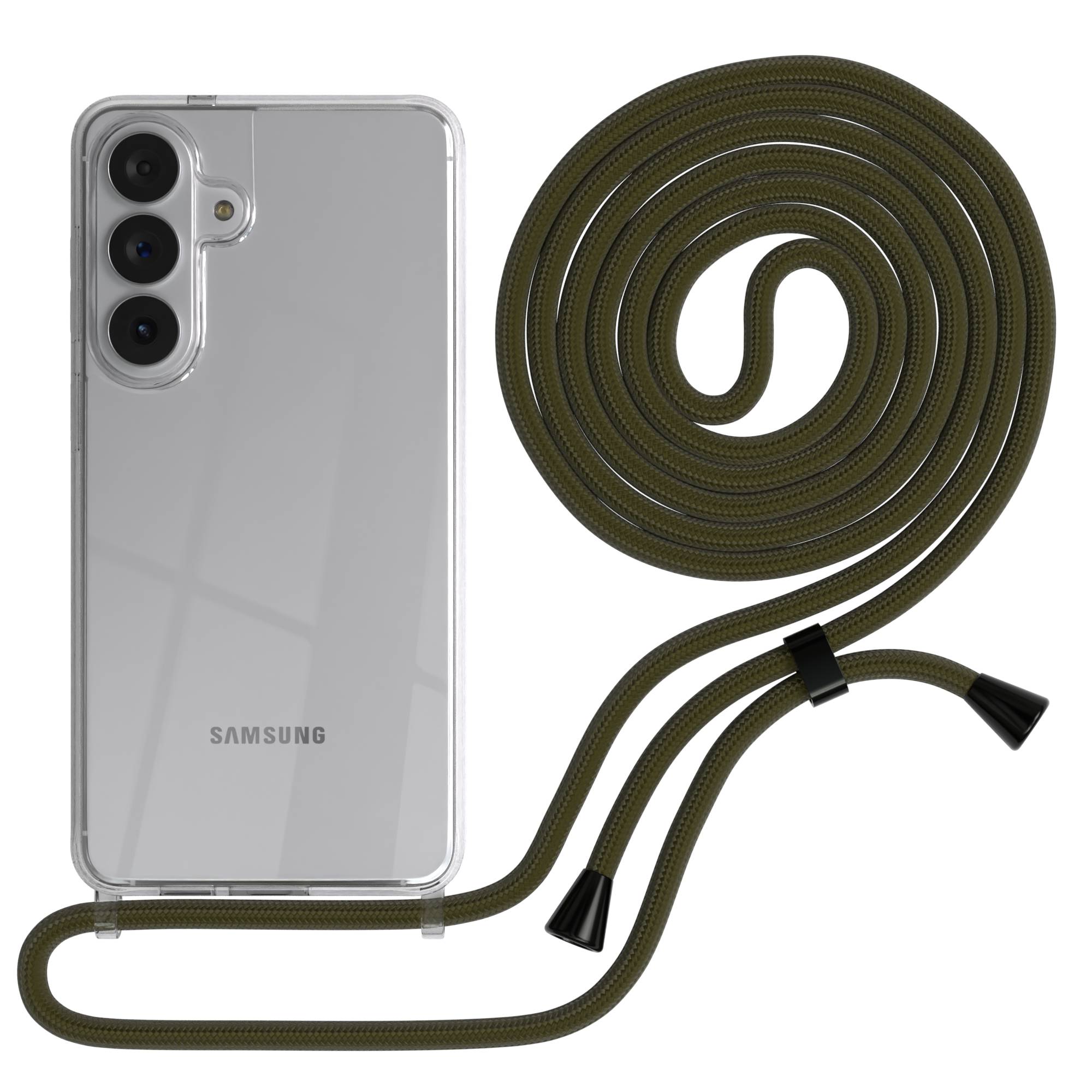 Samsung Galaxy S26 Plus transparente Handykette mit verstellbarer Kordel