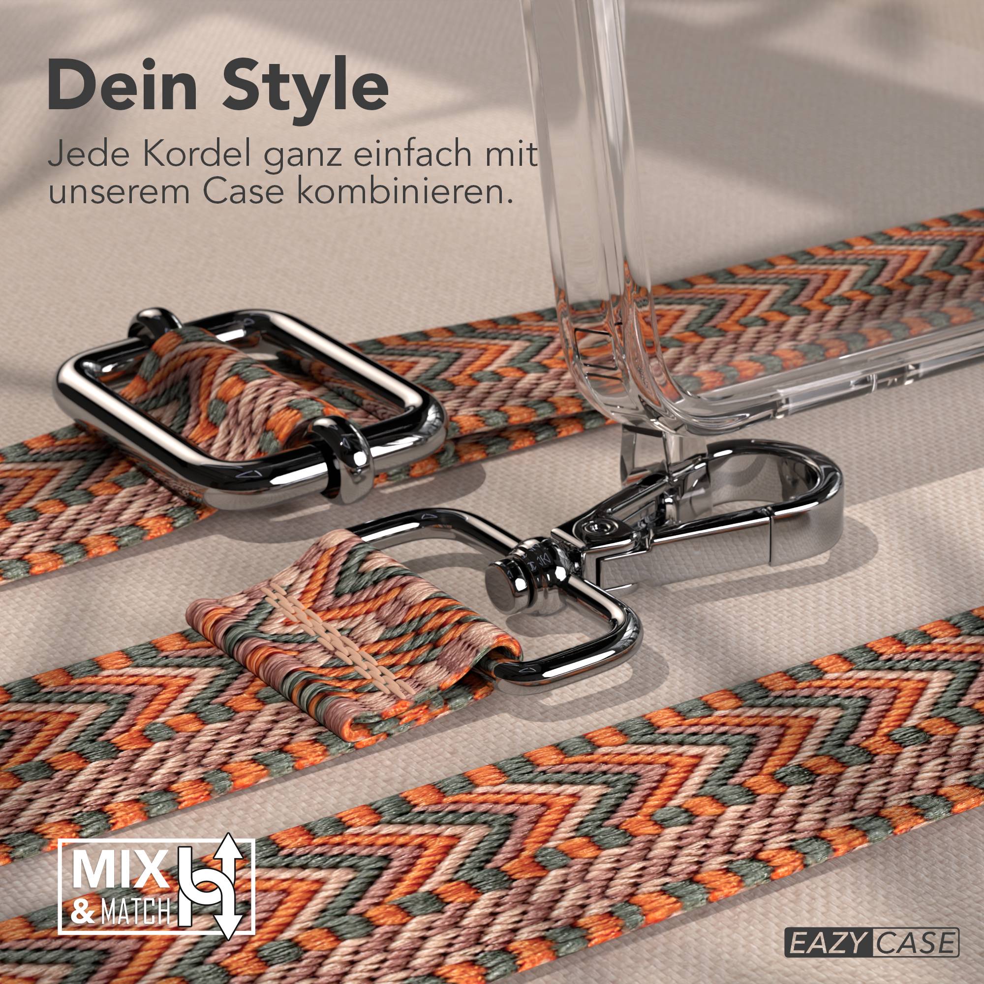 Samsung Galaxy S26 Plus Handykette mit Boho Band verstellbar