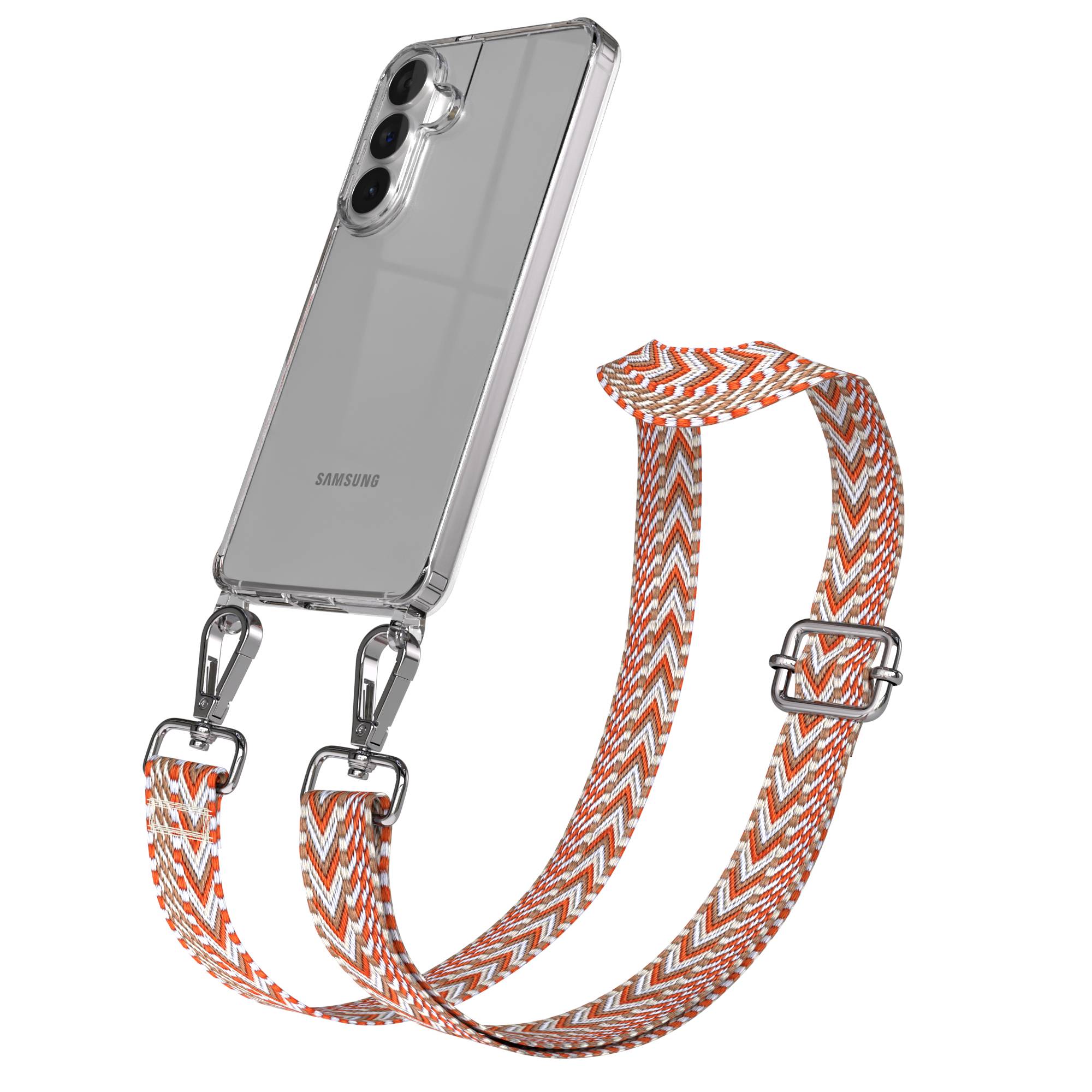 Samsung Galaxy S26 Plus Handykette mit Boho Band verstellbar