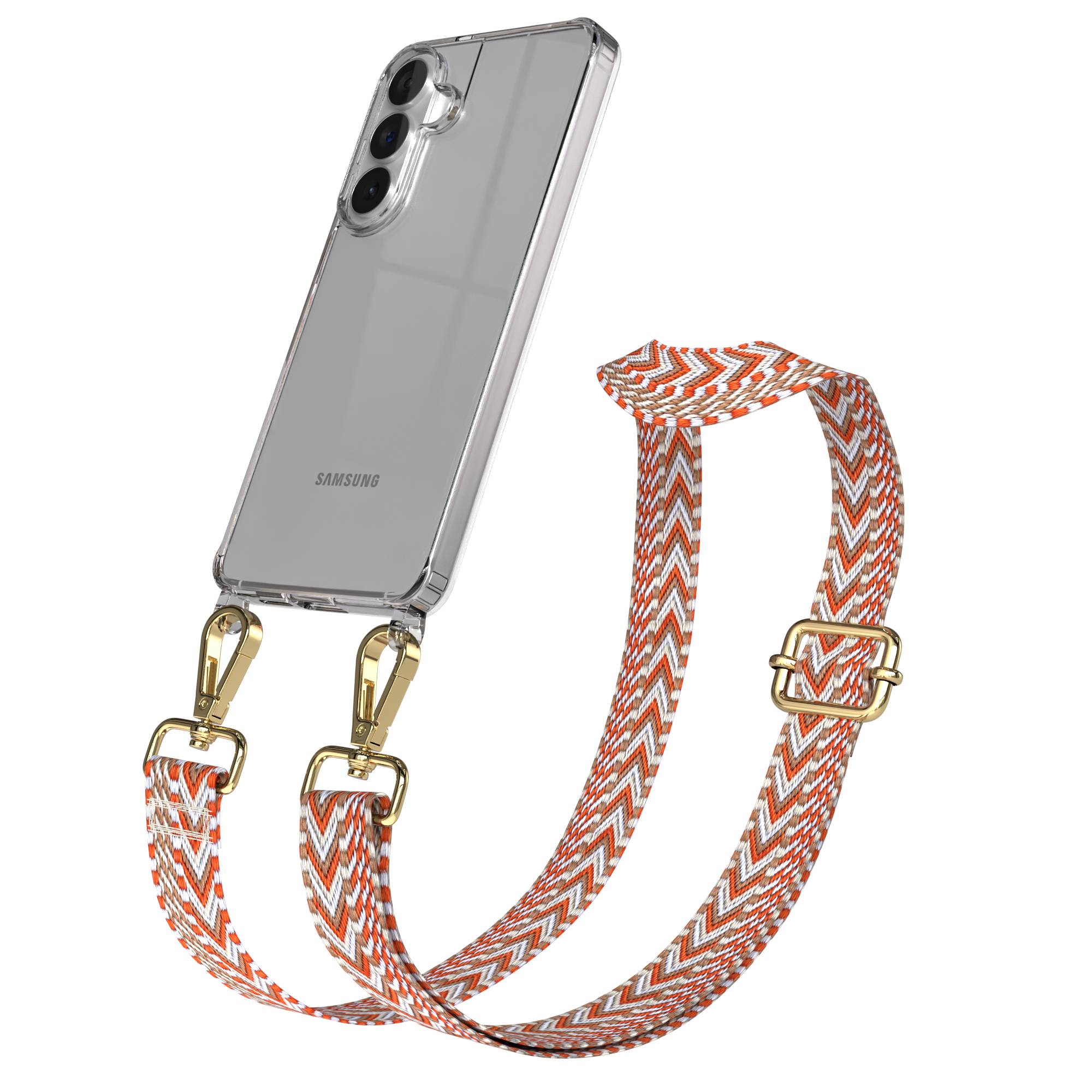 Samsung Galaxy S26 Plus Handykette mit Boho Band verstellbar