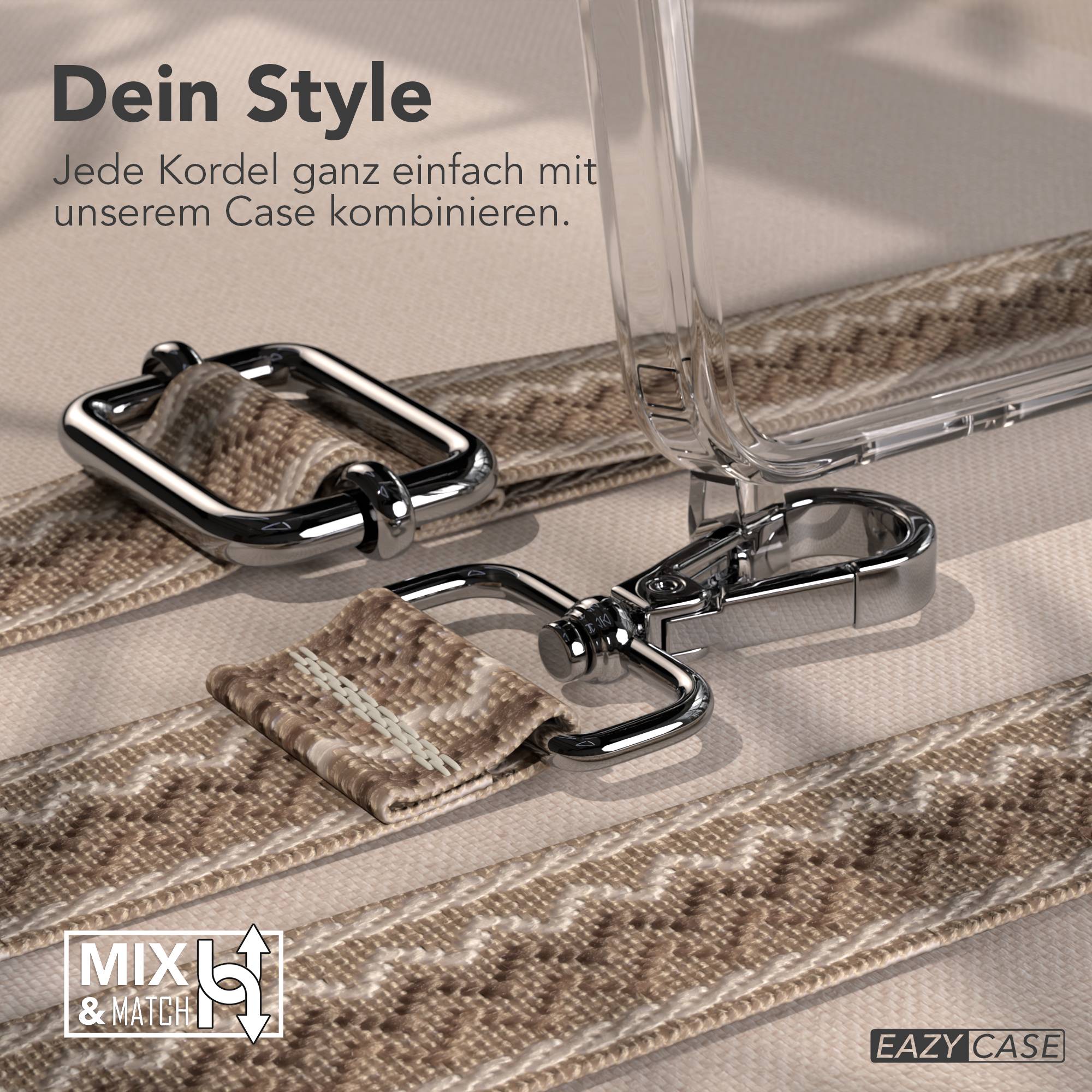 Samsung Galaxy S26 Plus Handykette mit Boho Band verstellbar