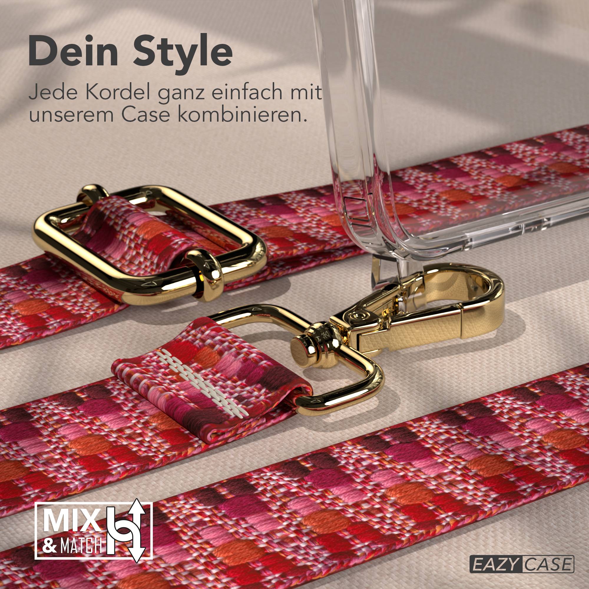 Samsung Galaxy S26 Plus Handykette mit Boho Band verstellbar