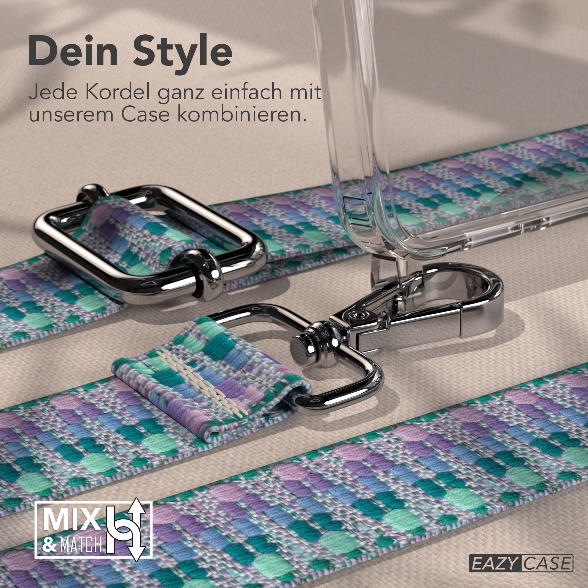 Samsung Galaxy S26 Plus Handykette mit Boho Band verstellbar