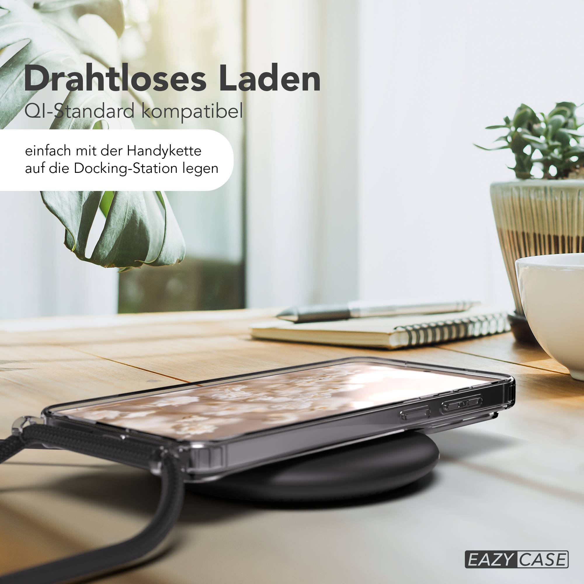 Galaxy S26 Plus transparente Hülle + Kordel mit MagSafe
