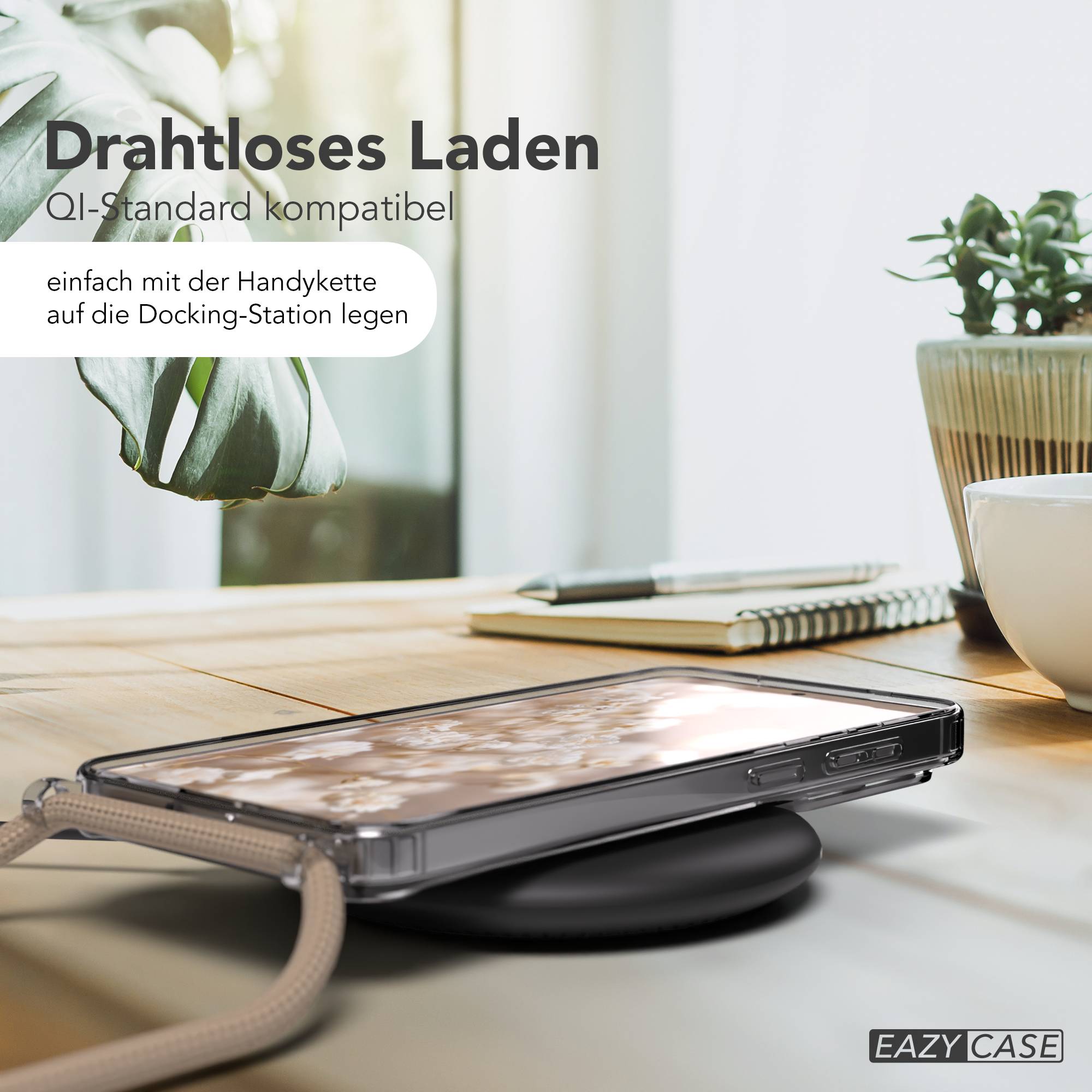 Galaxy S26 Plus transparente Hülle + Kordel mit MagSafe