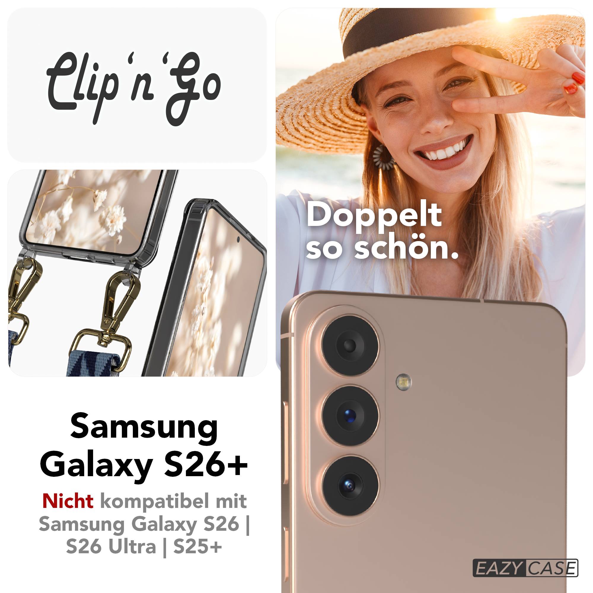 Samsung Galaxy S26 Plus Handykette MagSafe Boho Band verstellbar EAZY CASE