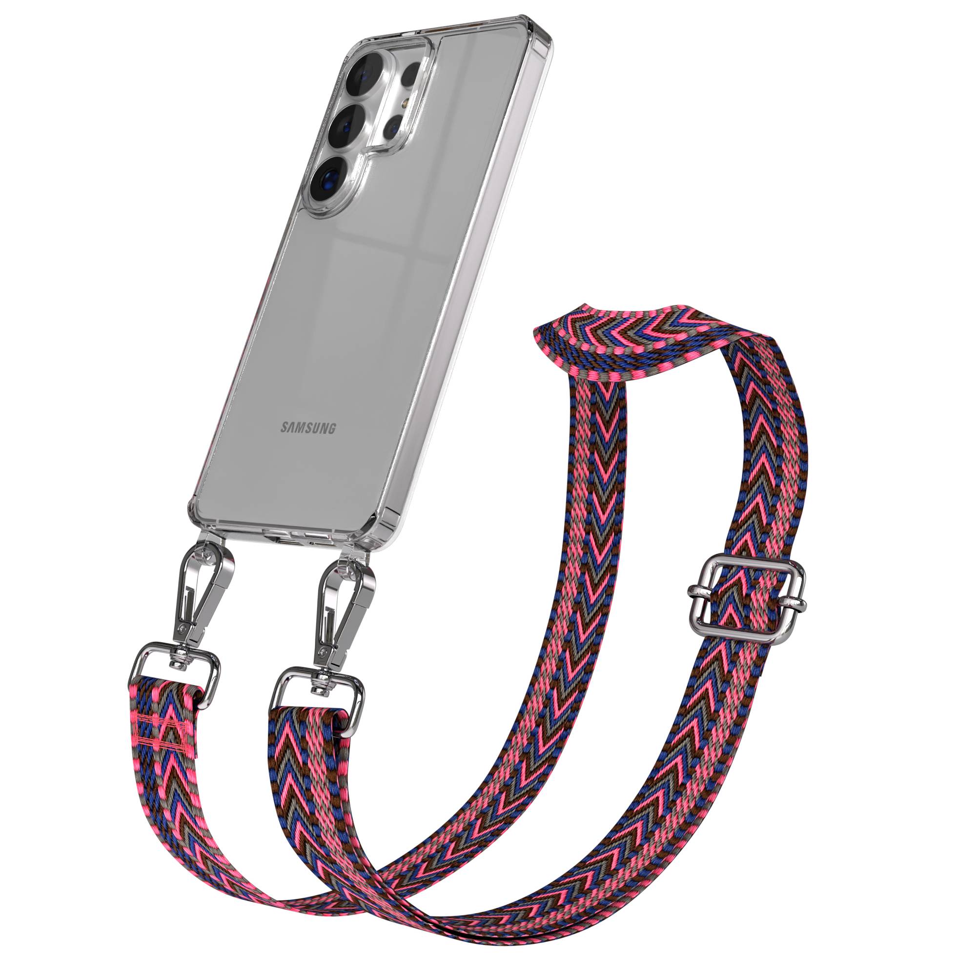 Samsung Galaxy S26 Ultra Handykette mit verstellbarem Boho Band zum Umhängen