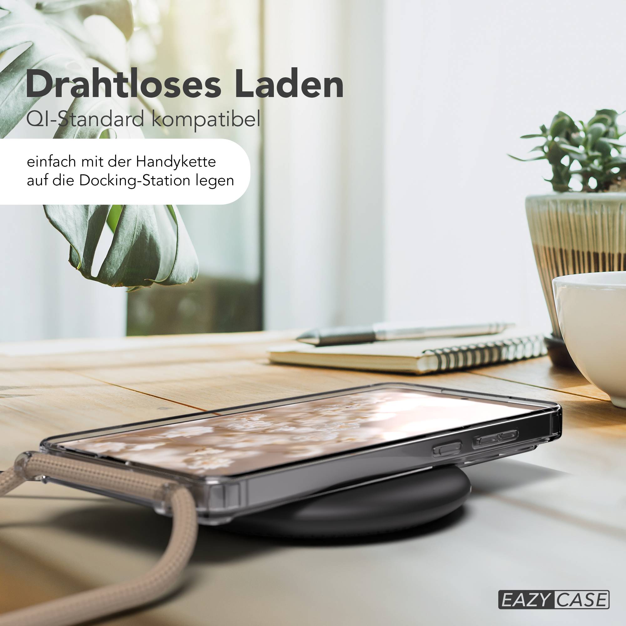Galaxy S26 Ultra transparente Hülle + Kordel mit MagSafe