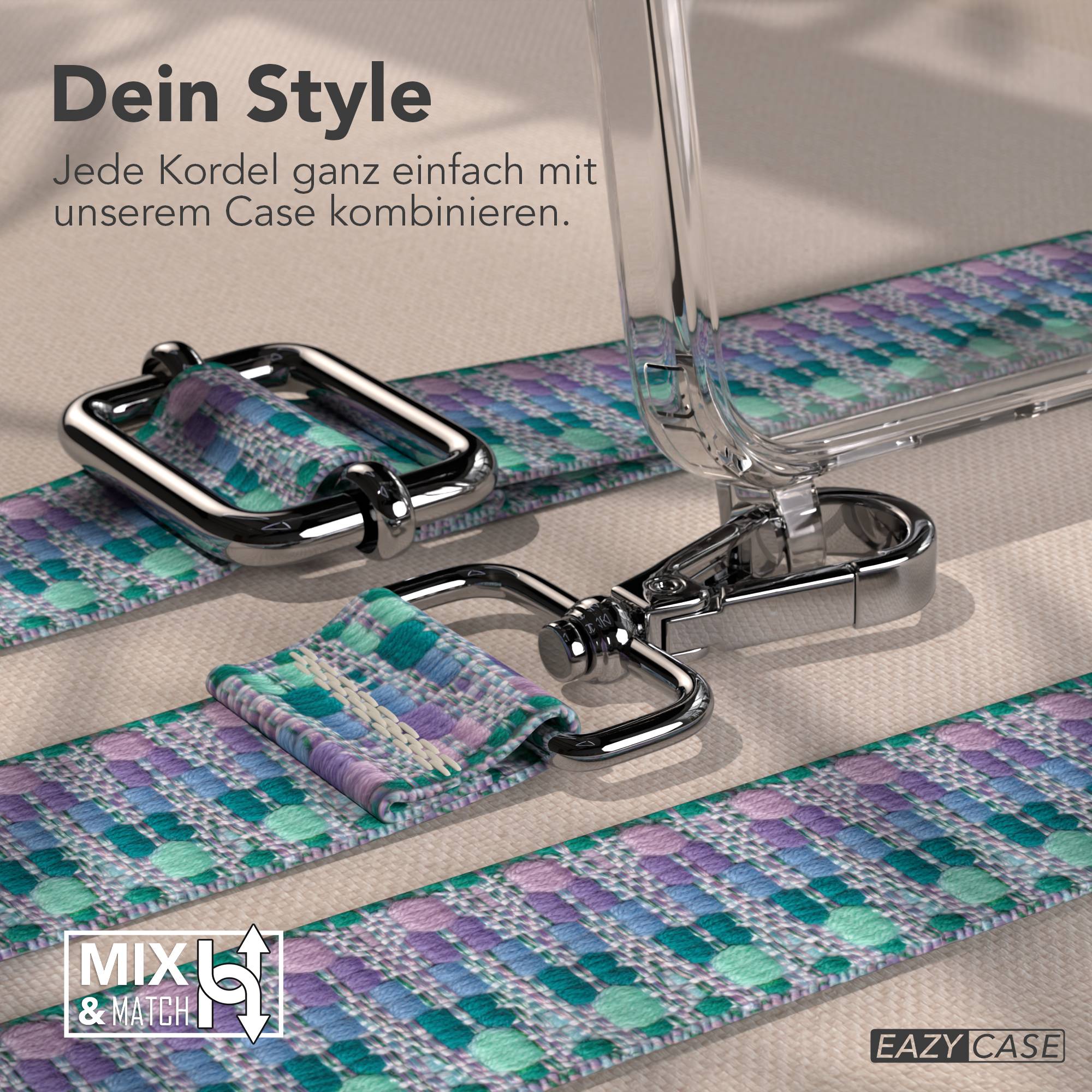 Samsung Galaxy A17 Handykette mit Boho Band und verstellbarem Trageriemen