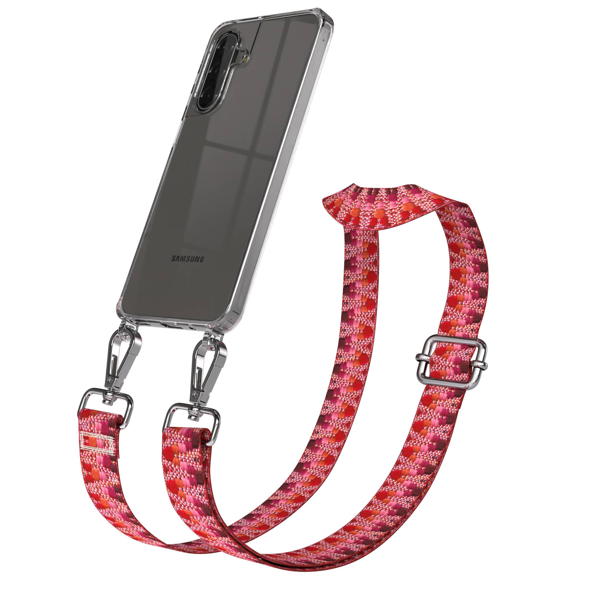 Samsung Galaxy A17 Handykette mit Boho Band und verstellbarem Trageriemen