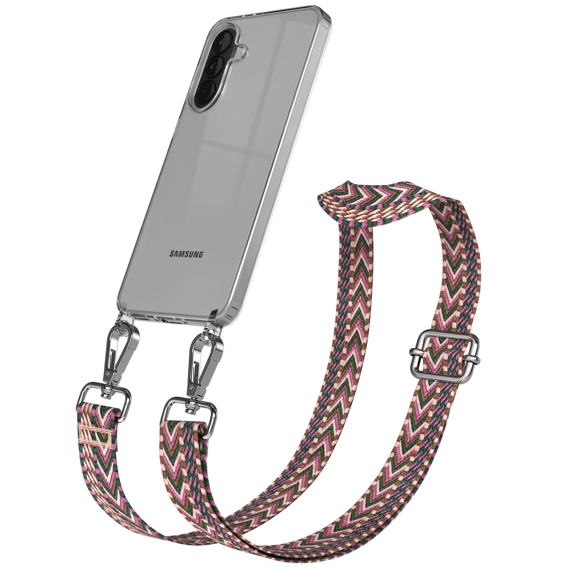 Samsung Galaxy A37 Handykette mit verstellbarem Boho Band Umhängeriemen