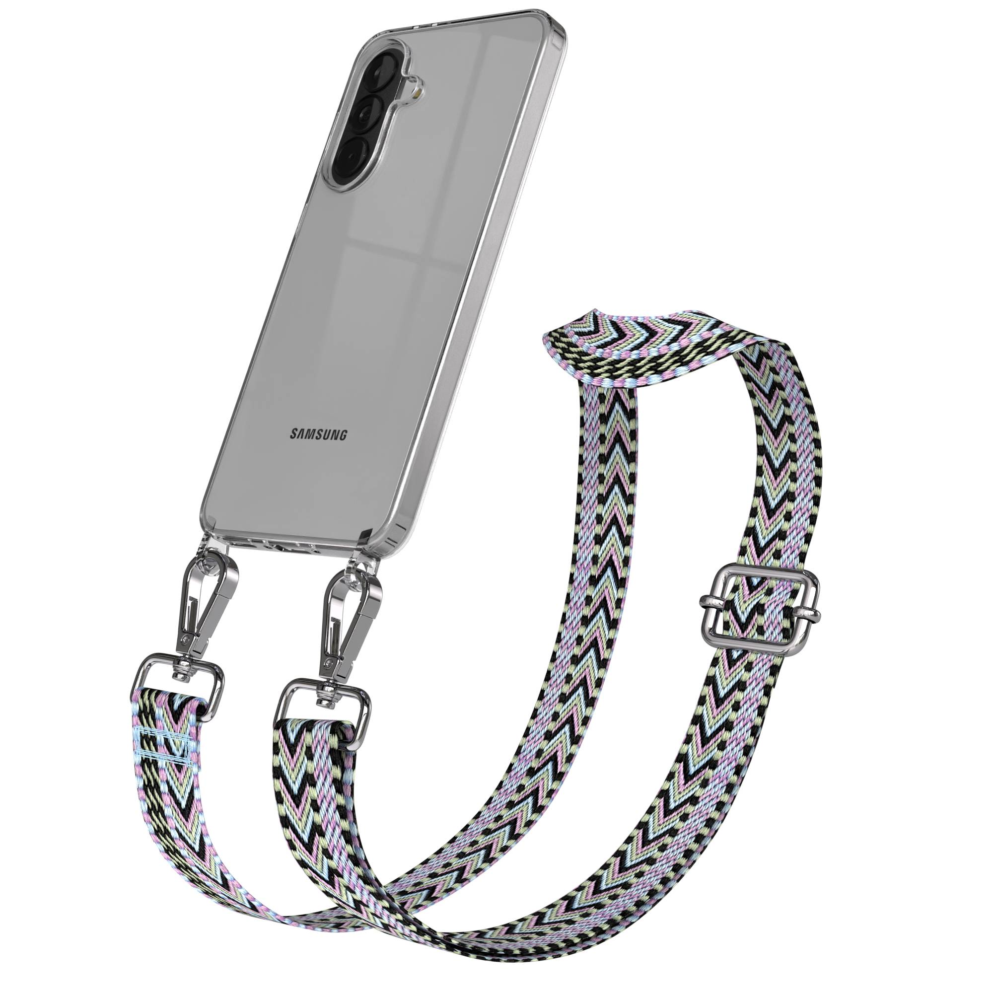 Samsung Galaxy A37 Handykette mit verstellbarem Boho Band Umhängeriemen