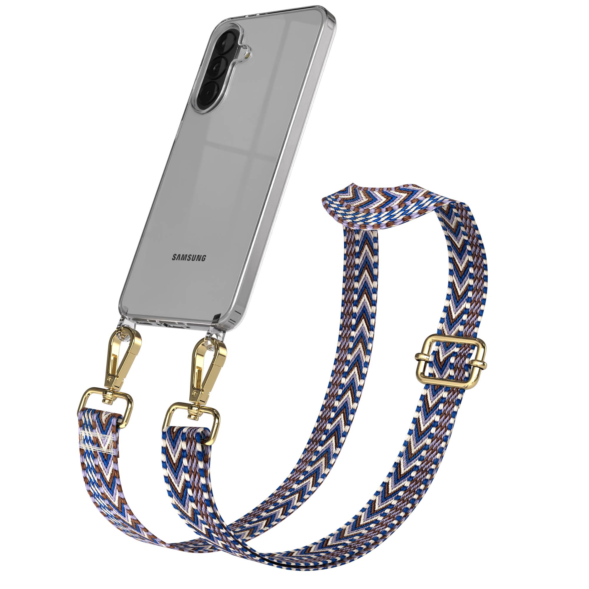 Samsung Galaxy A37 Handykette mit verstellbarem Boho Band Umhängeriemen