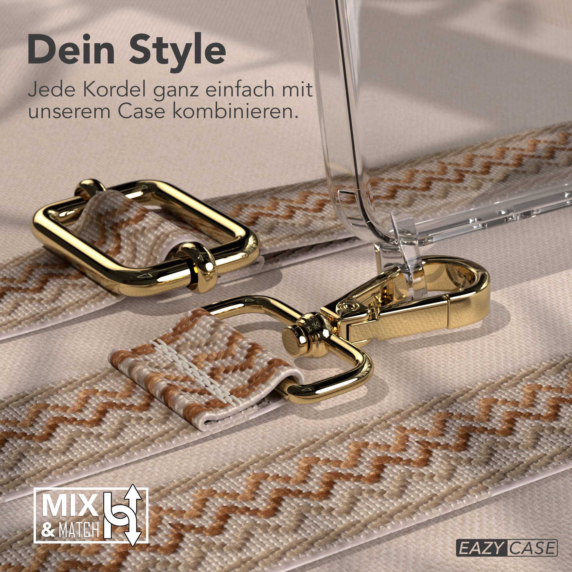 Samsung Galaxy A37 Handykette mit verstellbarem Boho Band Umhängeriemen