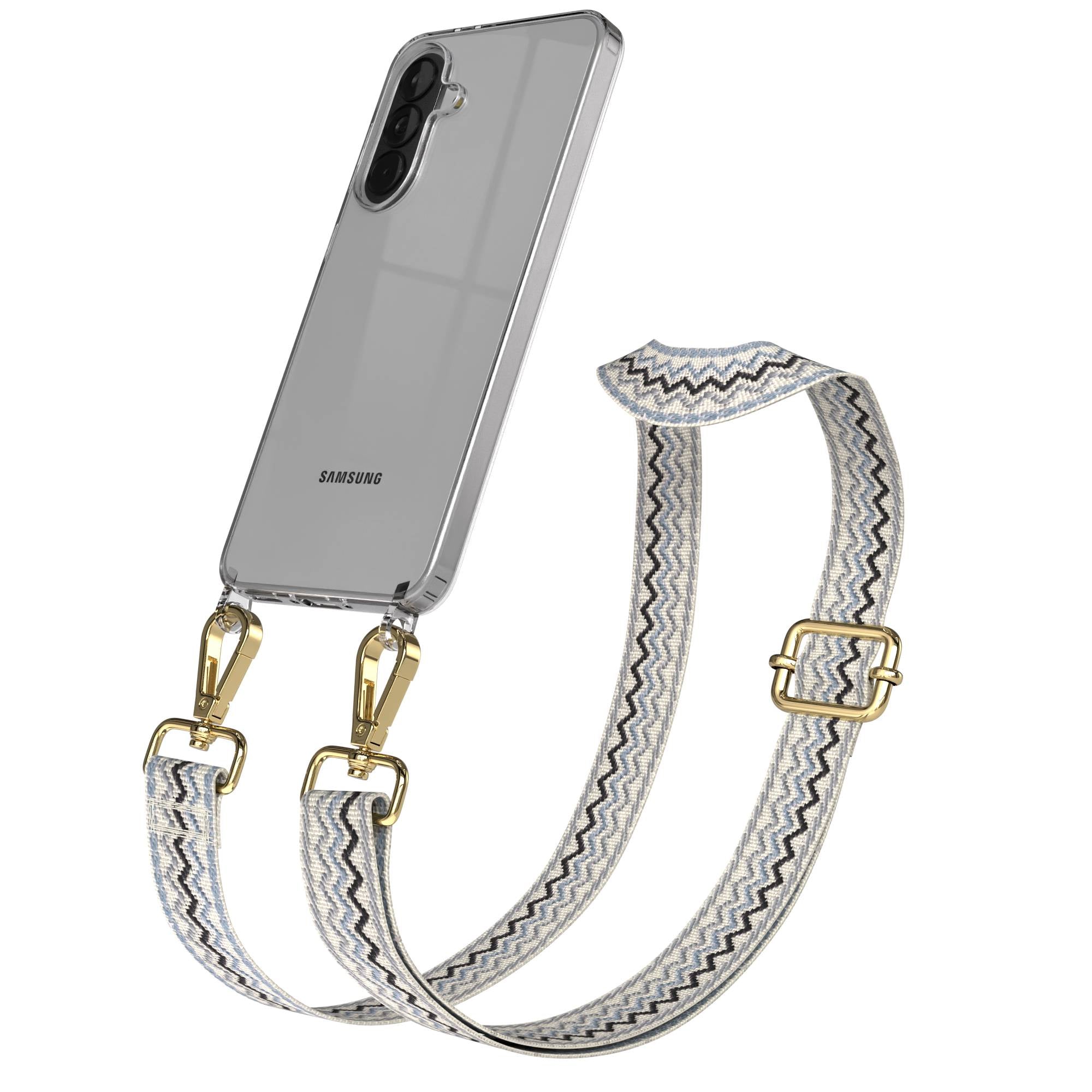 Samsung Galaxy A37 Handykette mit verstellbarem Boho Band Umhängeriemen