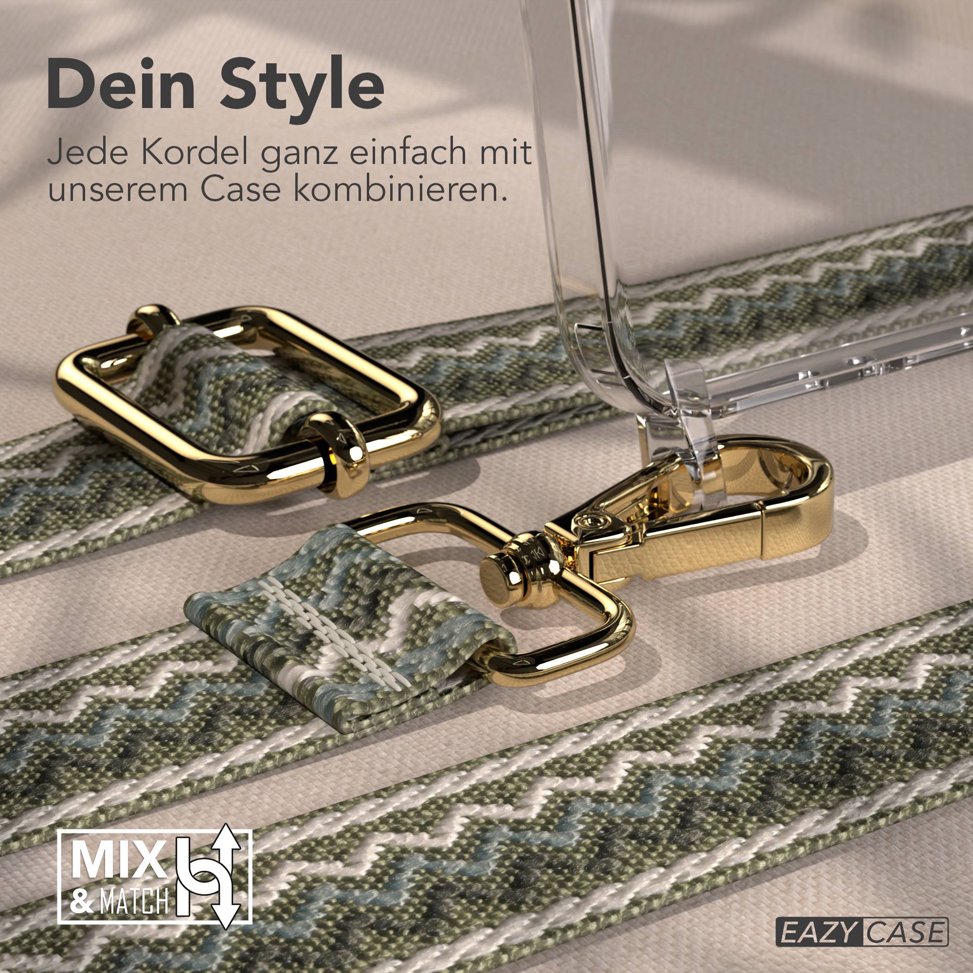 Samsung Galaxy A37 Handykette mit verstellbarem Boho Band Umhängeriemen