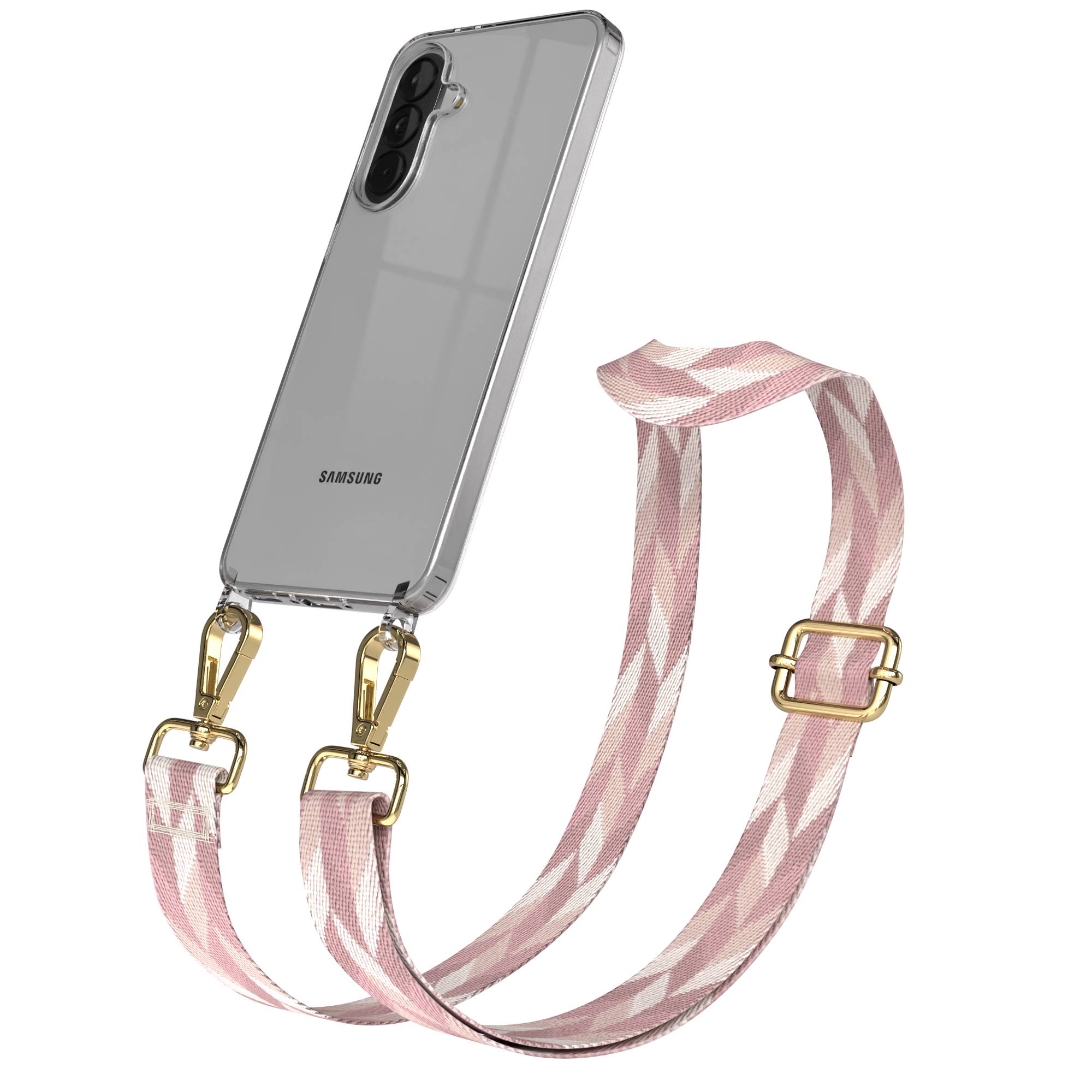 Samsung Galaxy A37 Handykette mit Boho Band verstellbar zum Umhängen