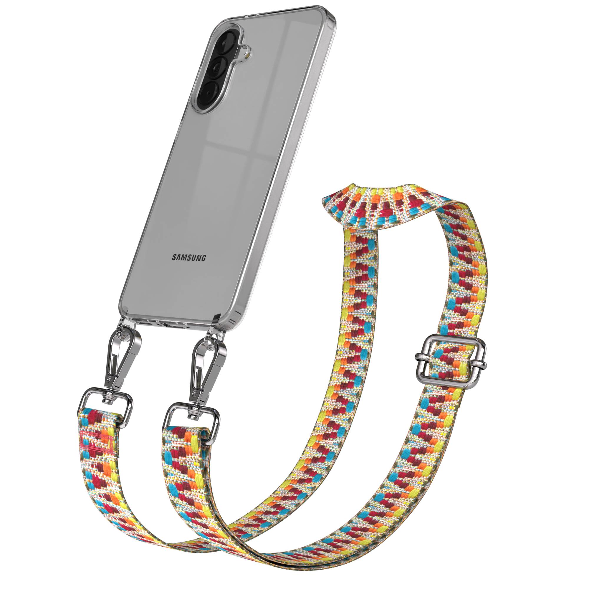 Samsung Galaxy A37 Handykette mit verstellbarem Boho Band Umhängeriemen
