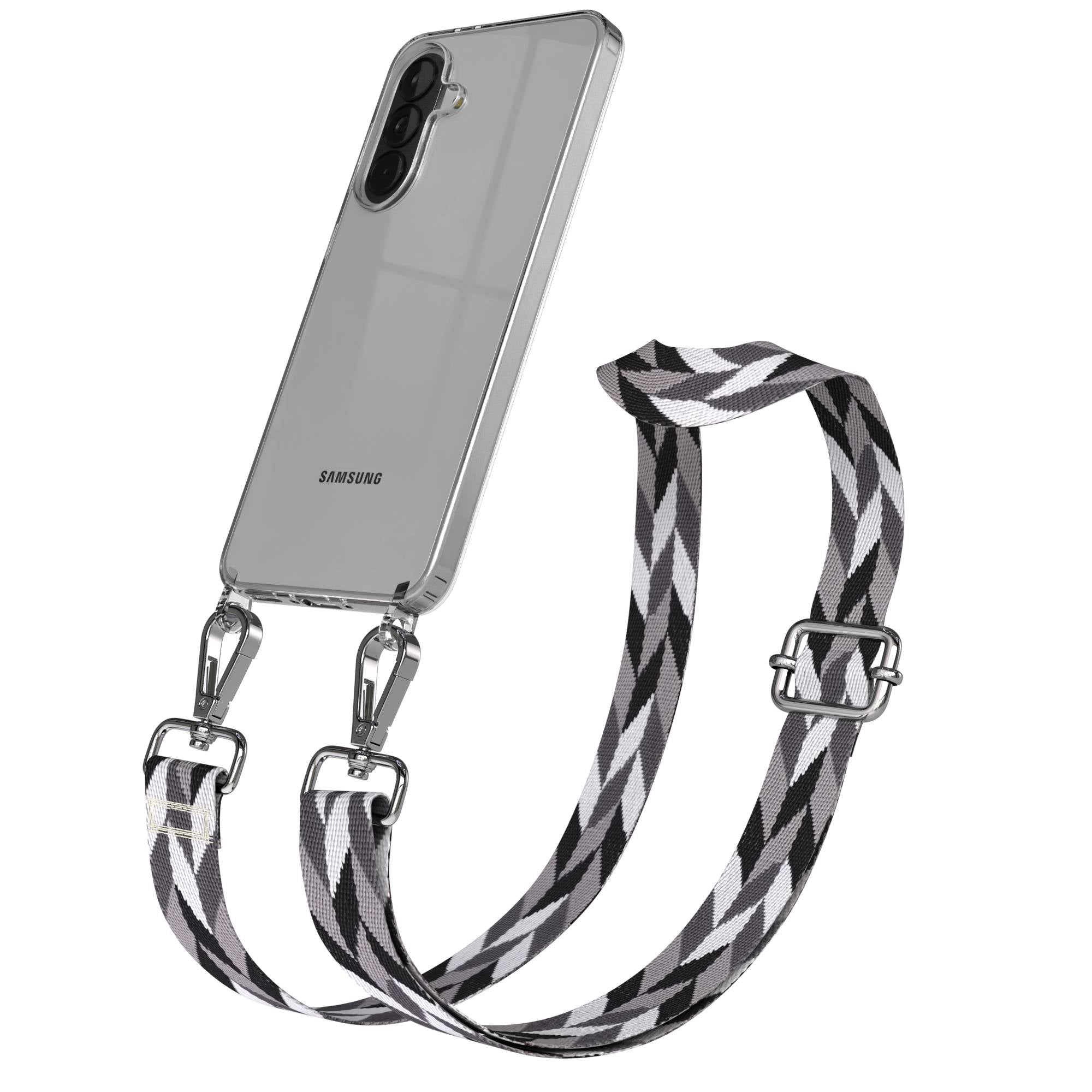 Samsung Galaxy A37 Handykette mit Boho Band verstellbar zum Umhängen
