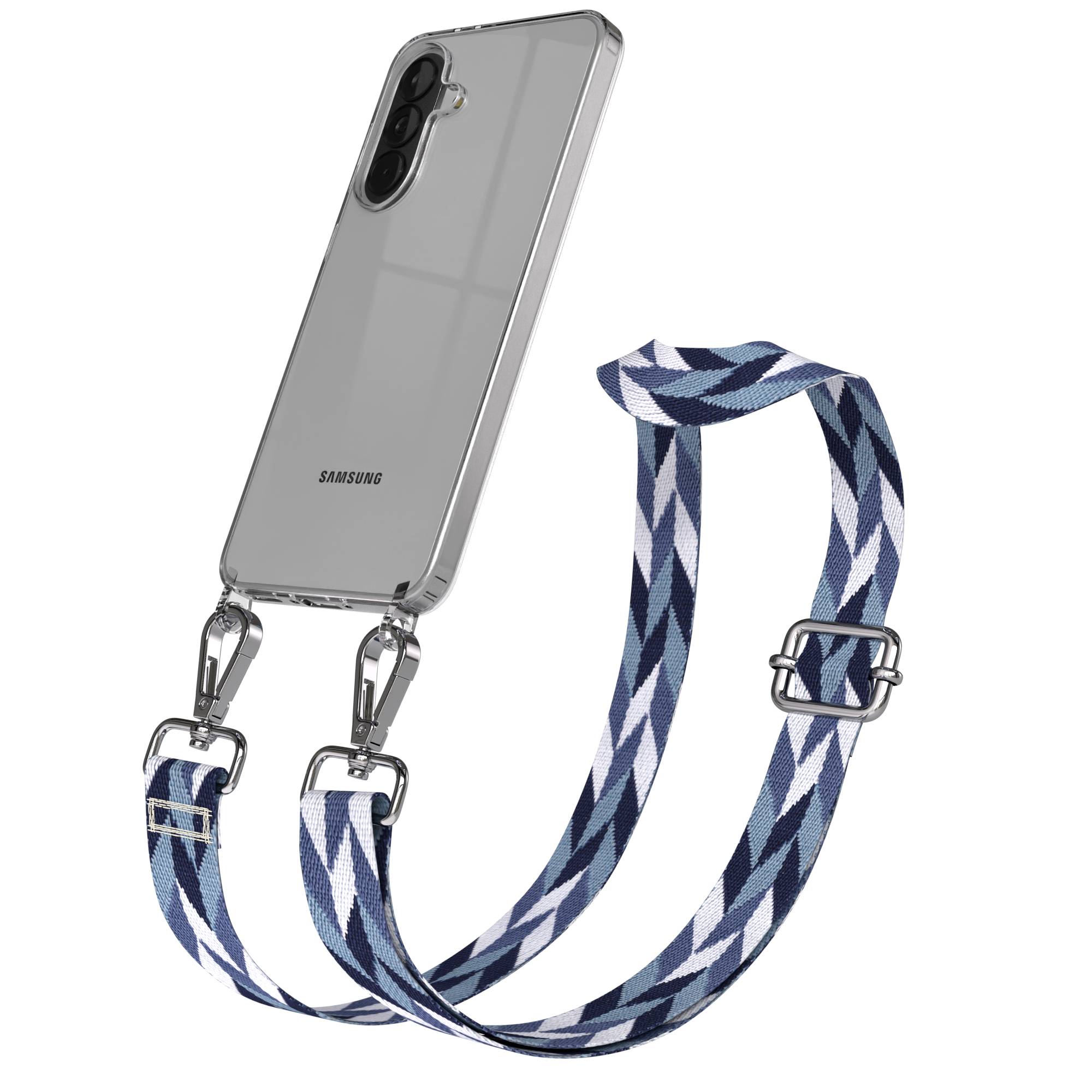 Samsung Galaxy A37 Handykette mit Boho Band verstellbar zum Umhängen