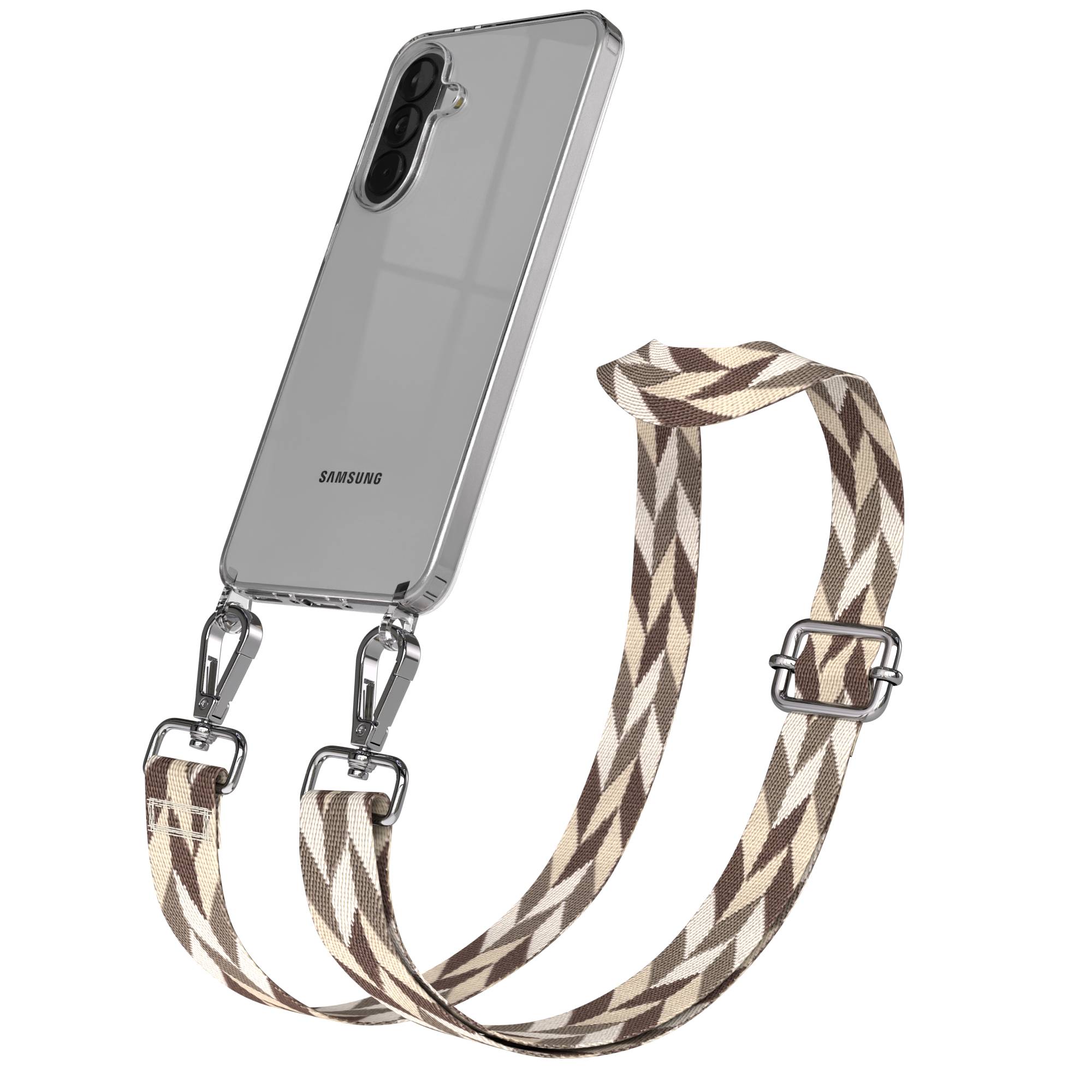 Samsung Galaxy A37 Handykette mit Boho Band verstellbar zum Umhängen