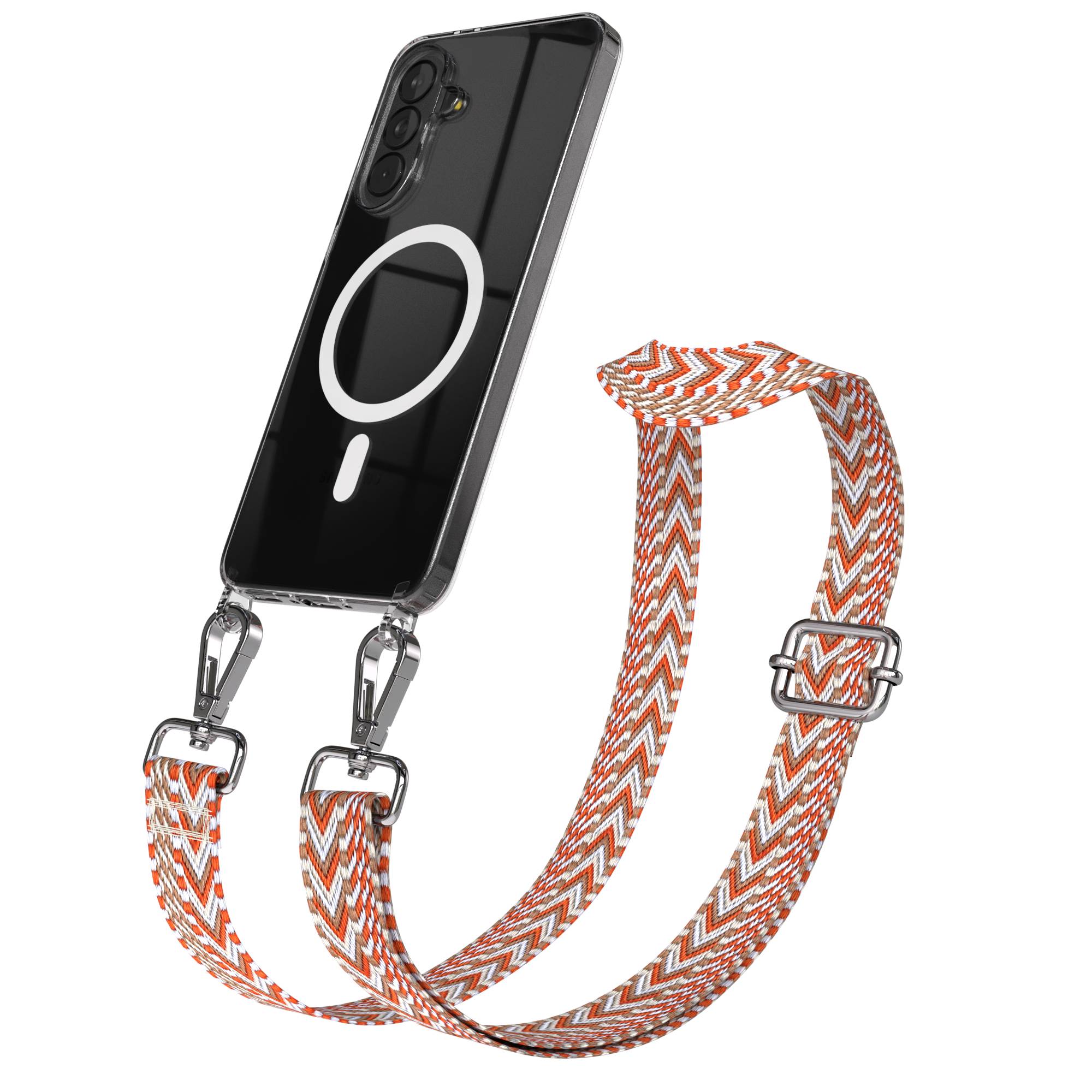 Samsung Galaxy A37 Handykette mit MagSafe und Boho Trageriemen Set