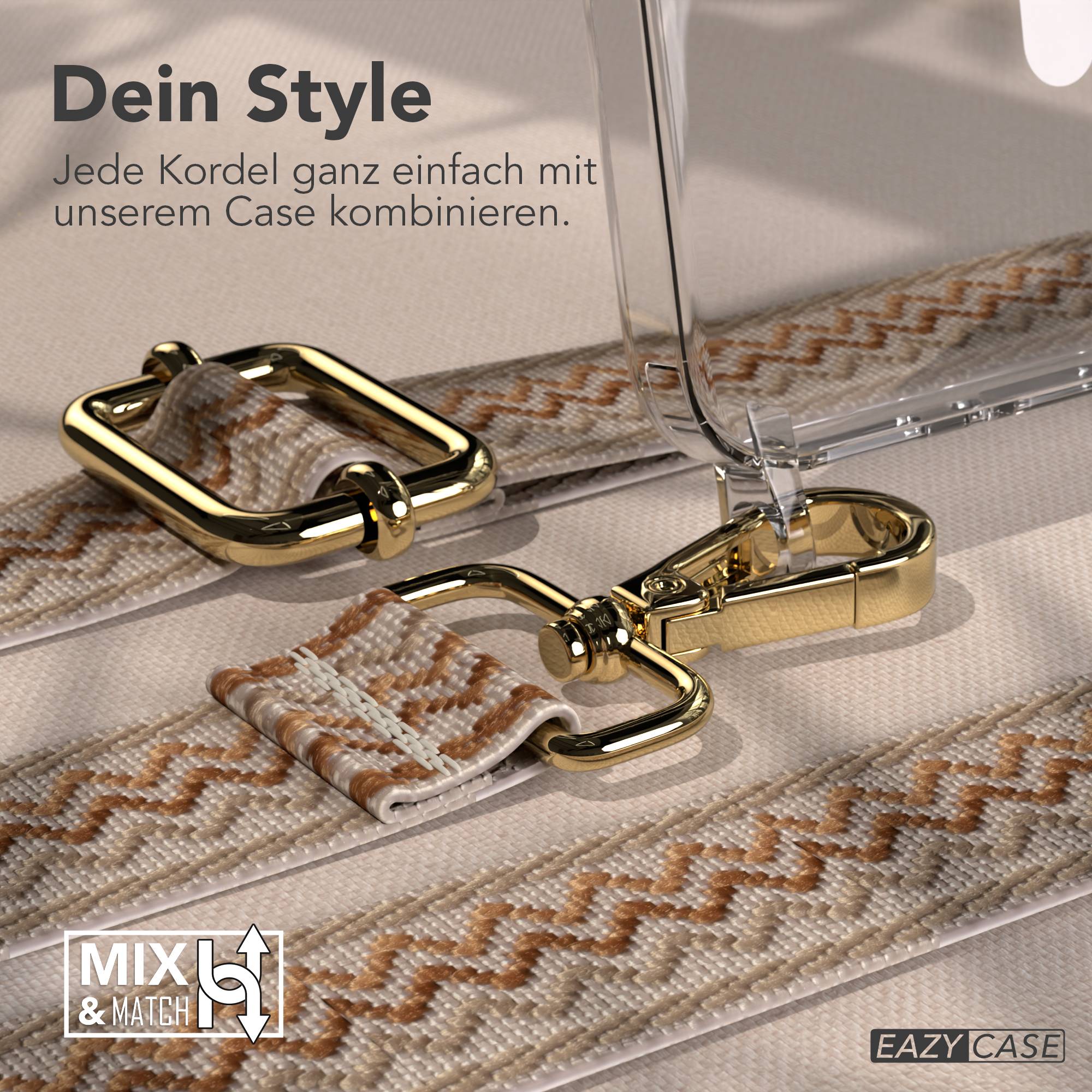Samsung Galaxy A37 Handykette mit MagSafe und Boho Trageriemen Set