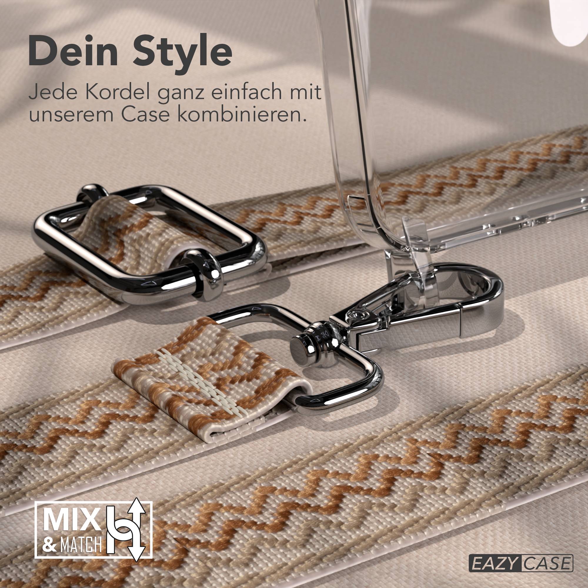 Samsung Galaxy A37 Handykette mit MagSafe und Boho Trageriemen Set
