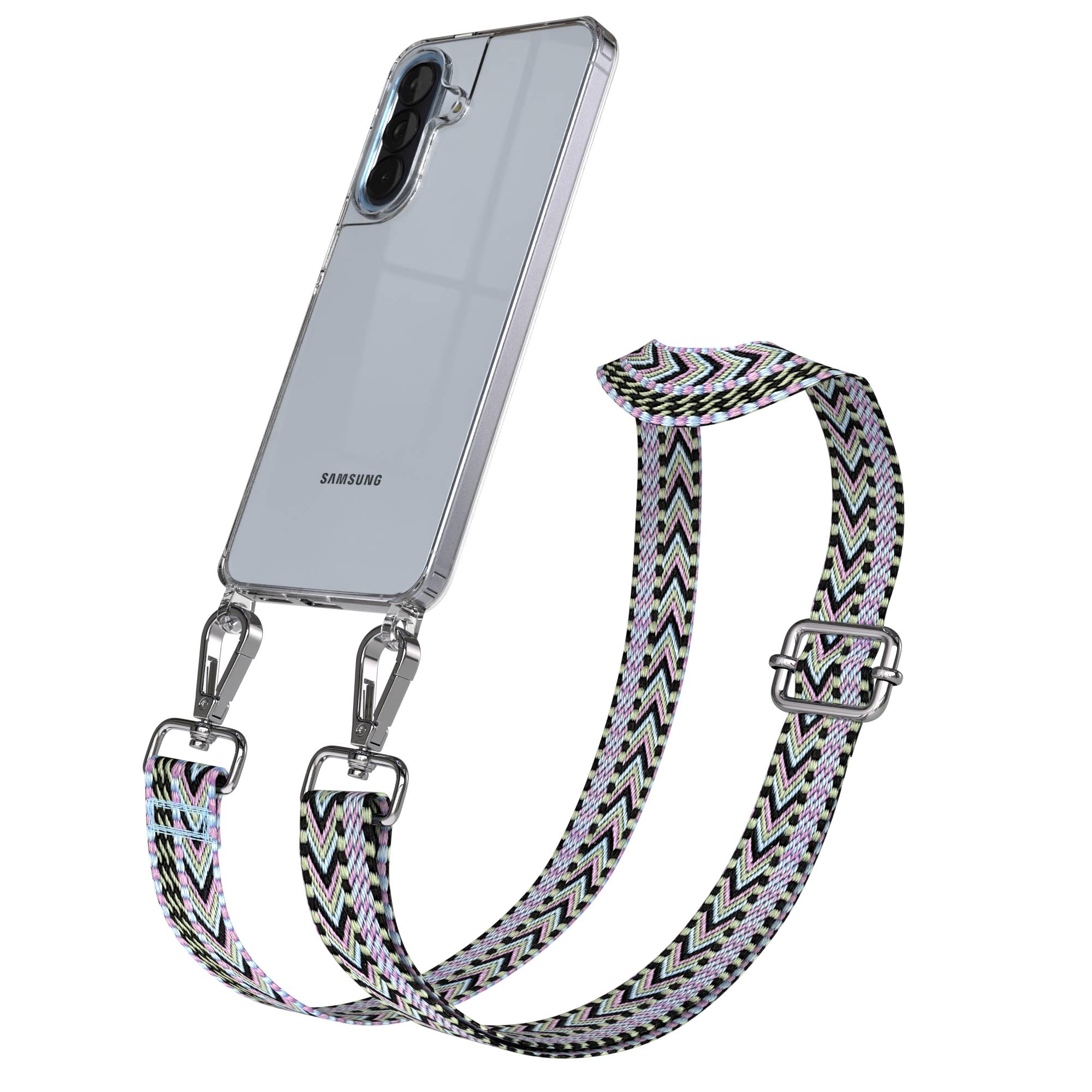 Samsung Galaxy A57 Handykette mit verstellbarem Boho Tragegurt