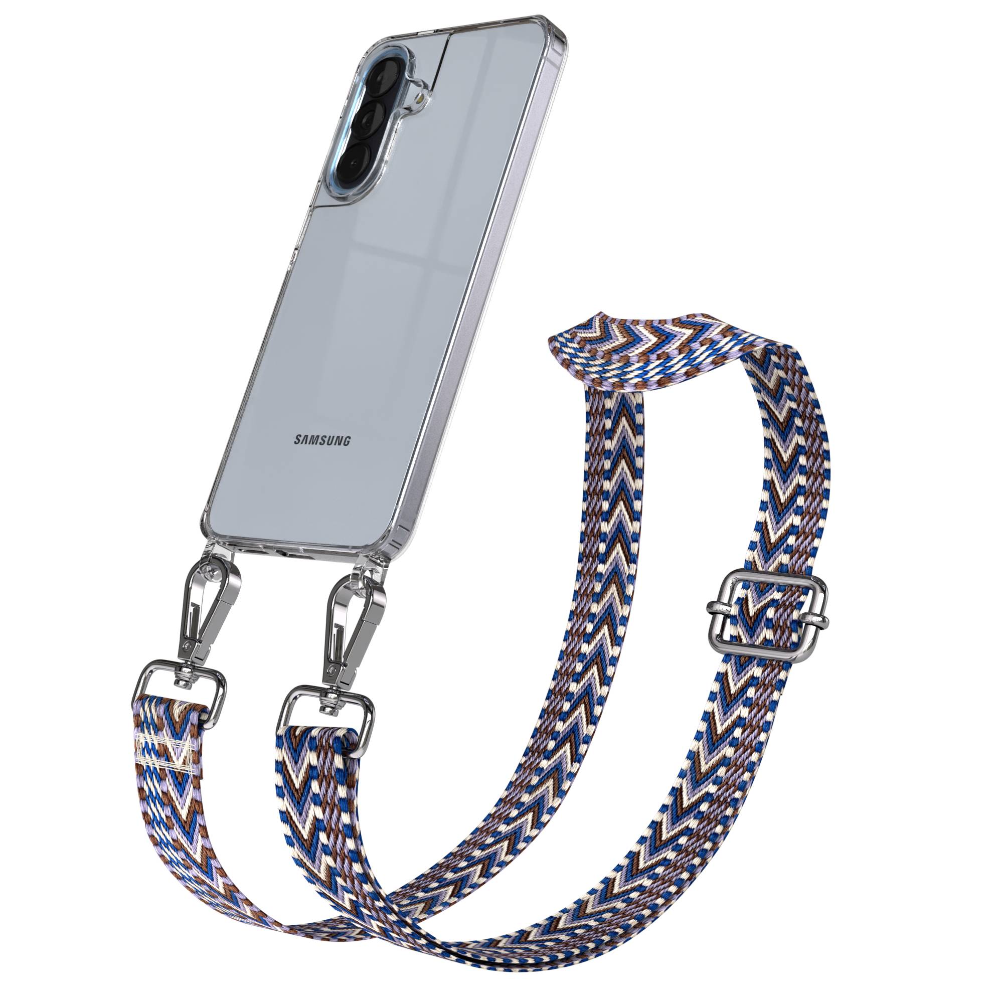 Samsung Galaxy A57 Handykette mit verstellbarem Boho Tragegurt