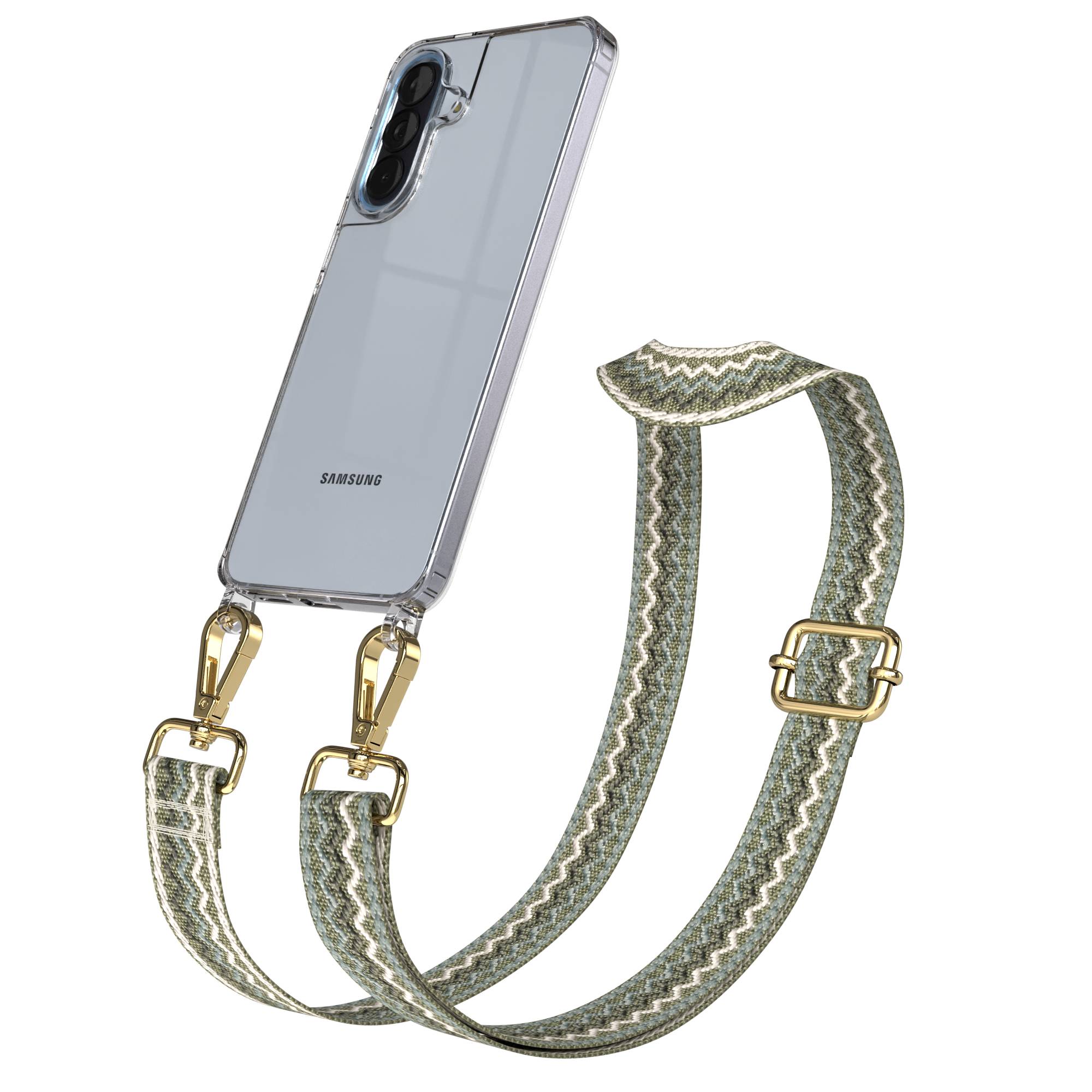Samsung Galaxy A57 Handykette mit verstellbarem Boho Tragegurt