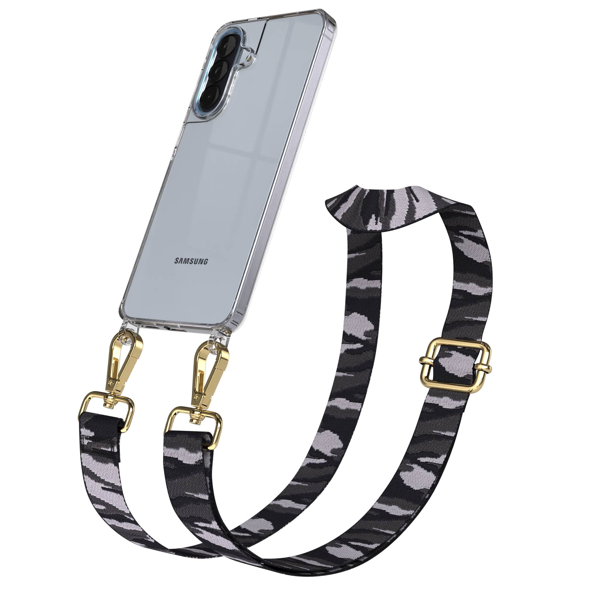 Samsung Galaxy A57 Handykette mit Boho Band verstellbar