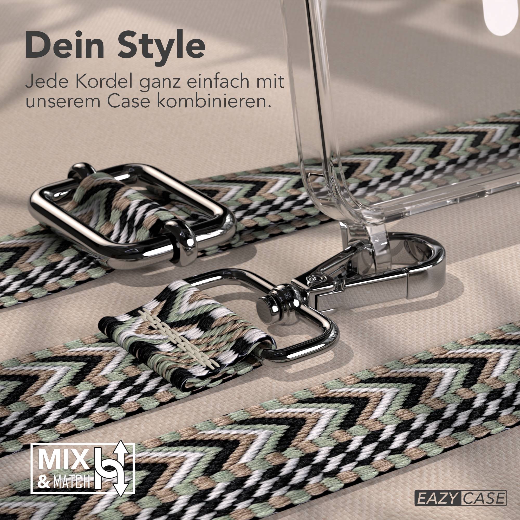 Samsung Galaxy A57 MagSafe Handykette mit verstellbarem Boho Band Set