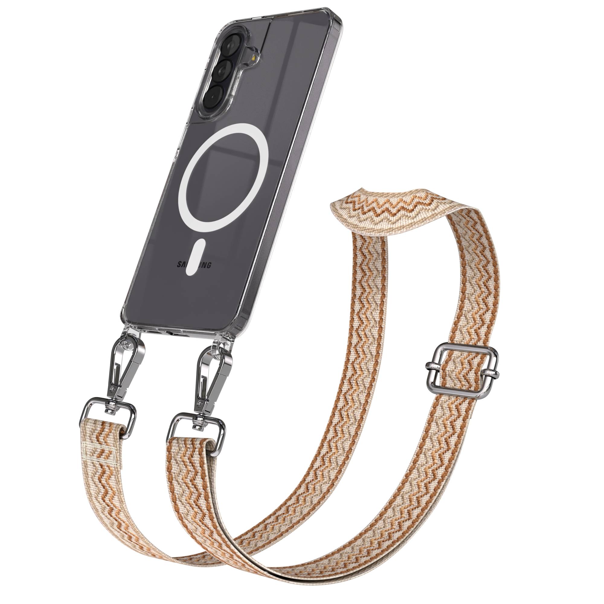 Samsung Galaxy A57 MagSafe Handykette mit verstellbarem Boho Band Set